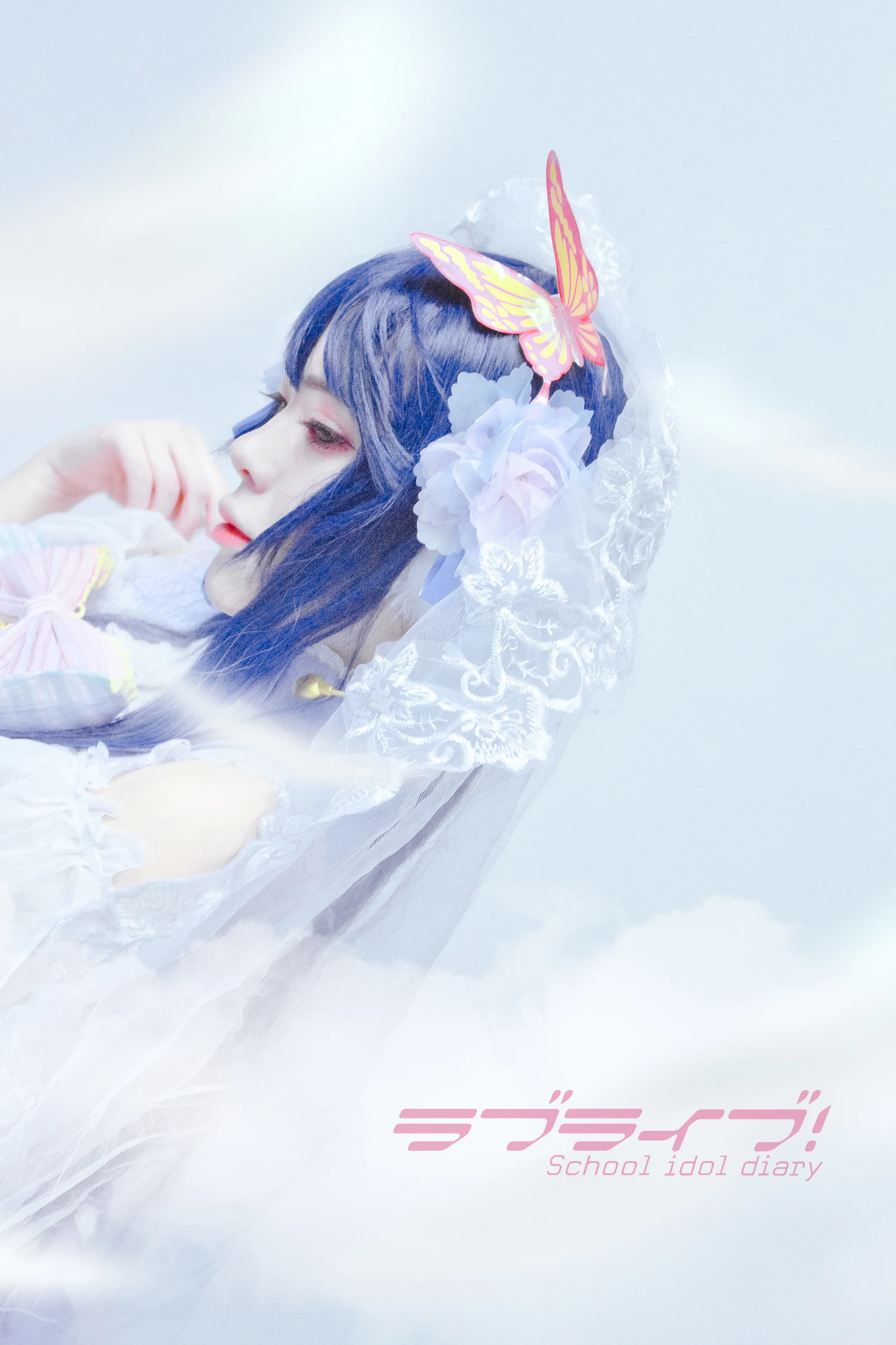 lovelive！白色情人节 园田海未COS写真