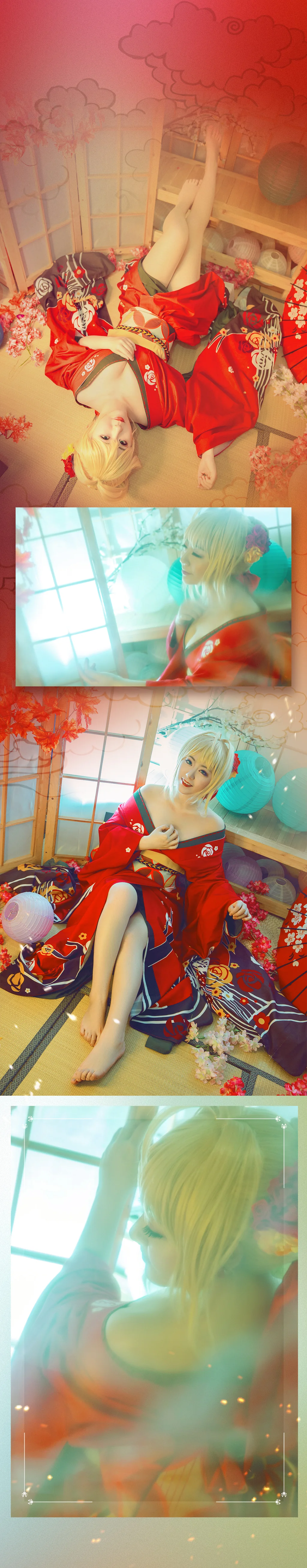 fate grand order 尼禄COS写真