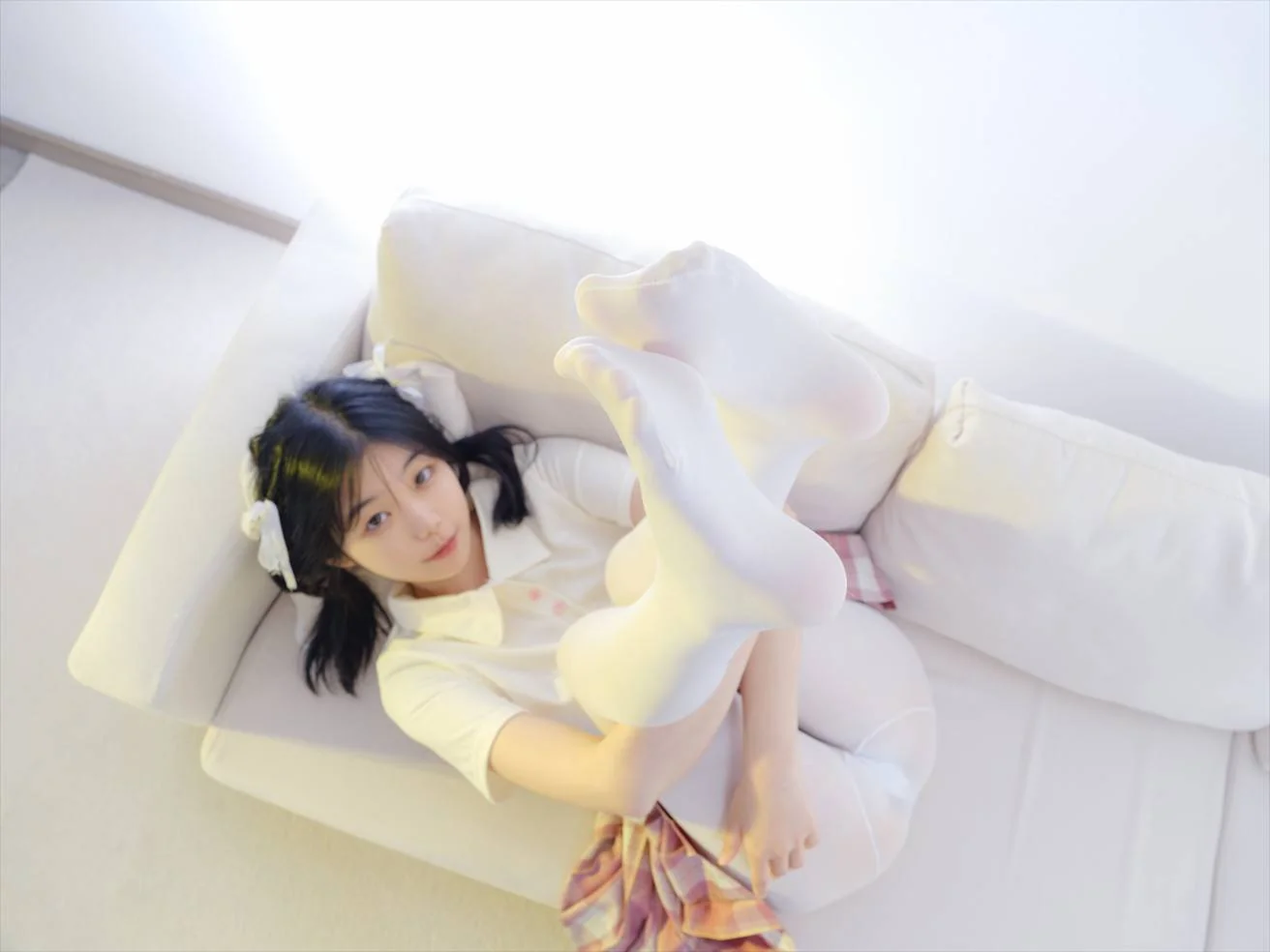 森萝财团 – 小樱-02E 4K 白丝T恤短裙 [100P1V-4.7GB]｜高清图片集