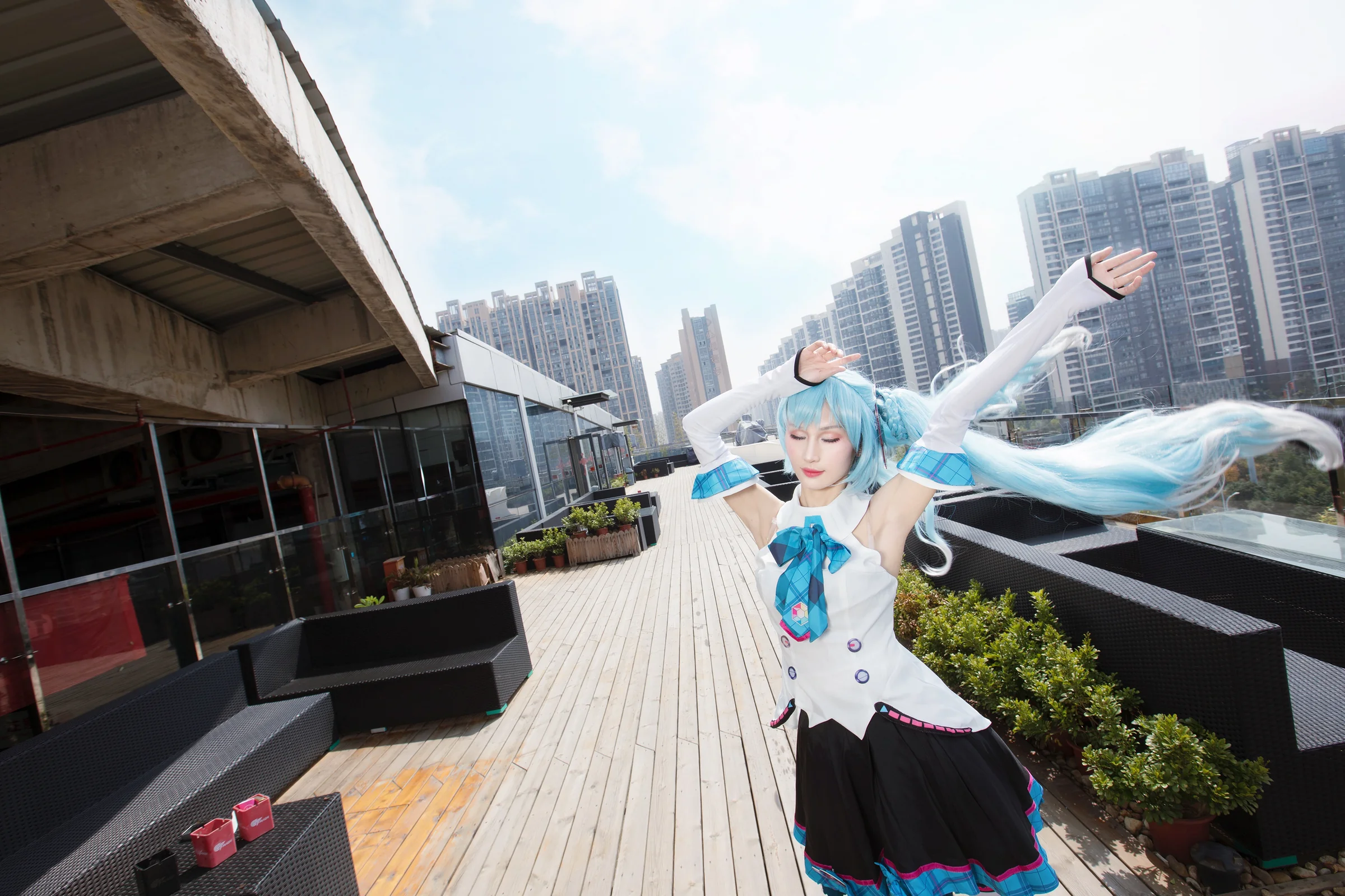 V家 2017魔法未来演唱会 初音未来COS写真