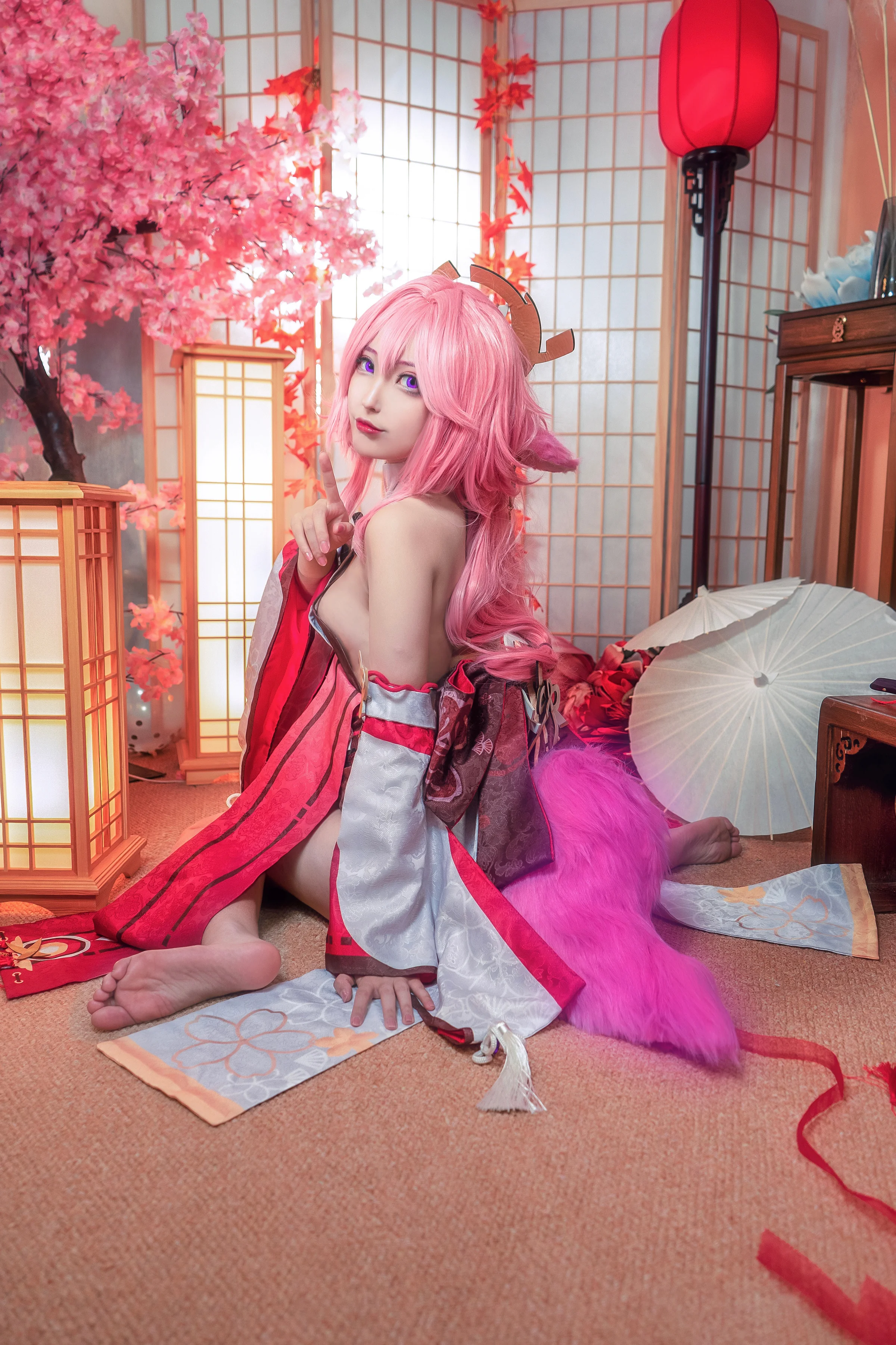 《原神》八重神子COS写真