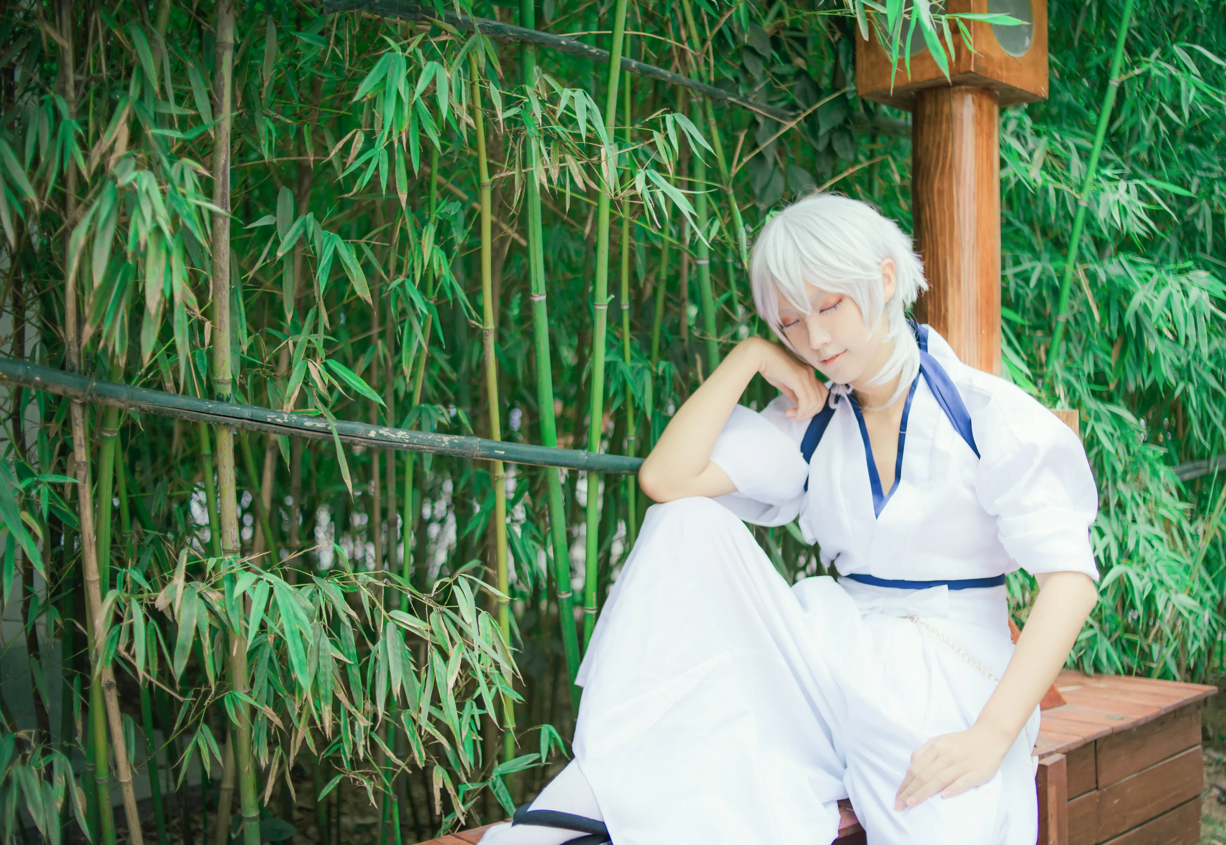刀剑乱舞 鹤丸国永內番COS写真