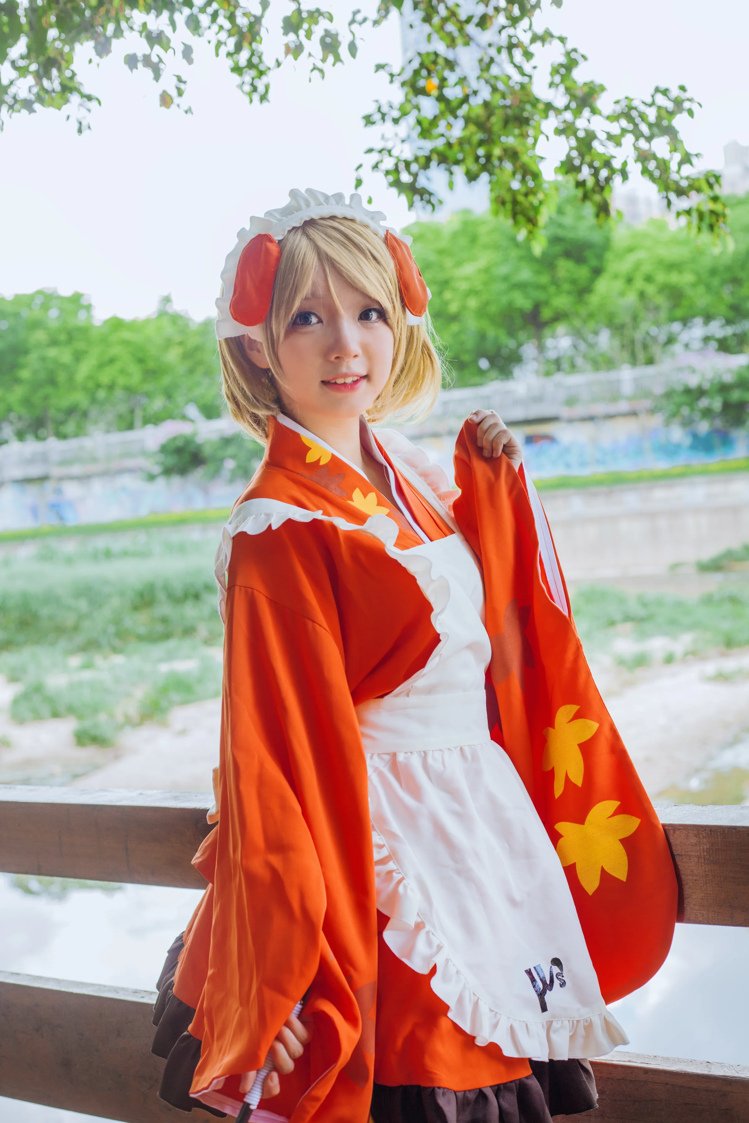 【love live!】小泉花阳枫叶和服COS写真
