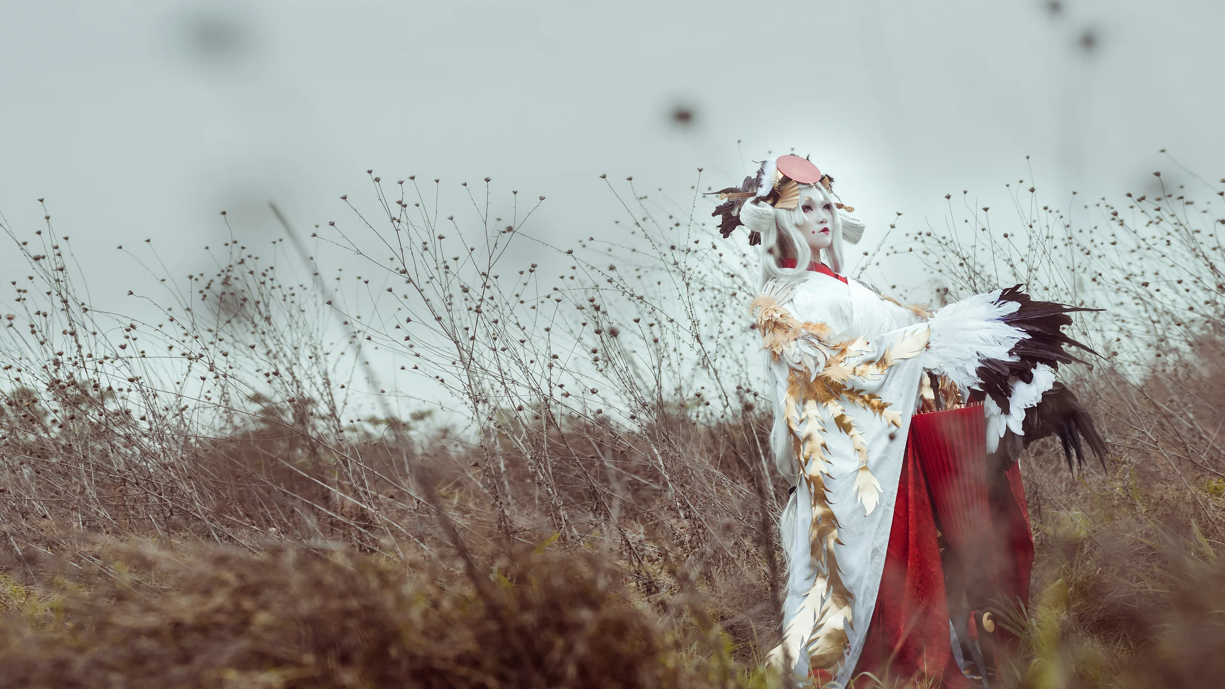 阴阳师手游——姑获鸟·金鸾鹤羽COS写真