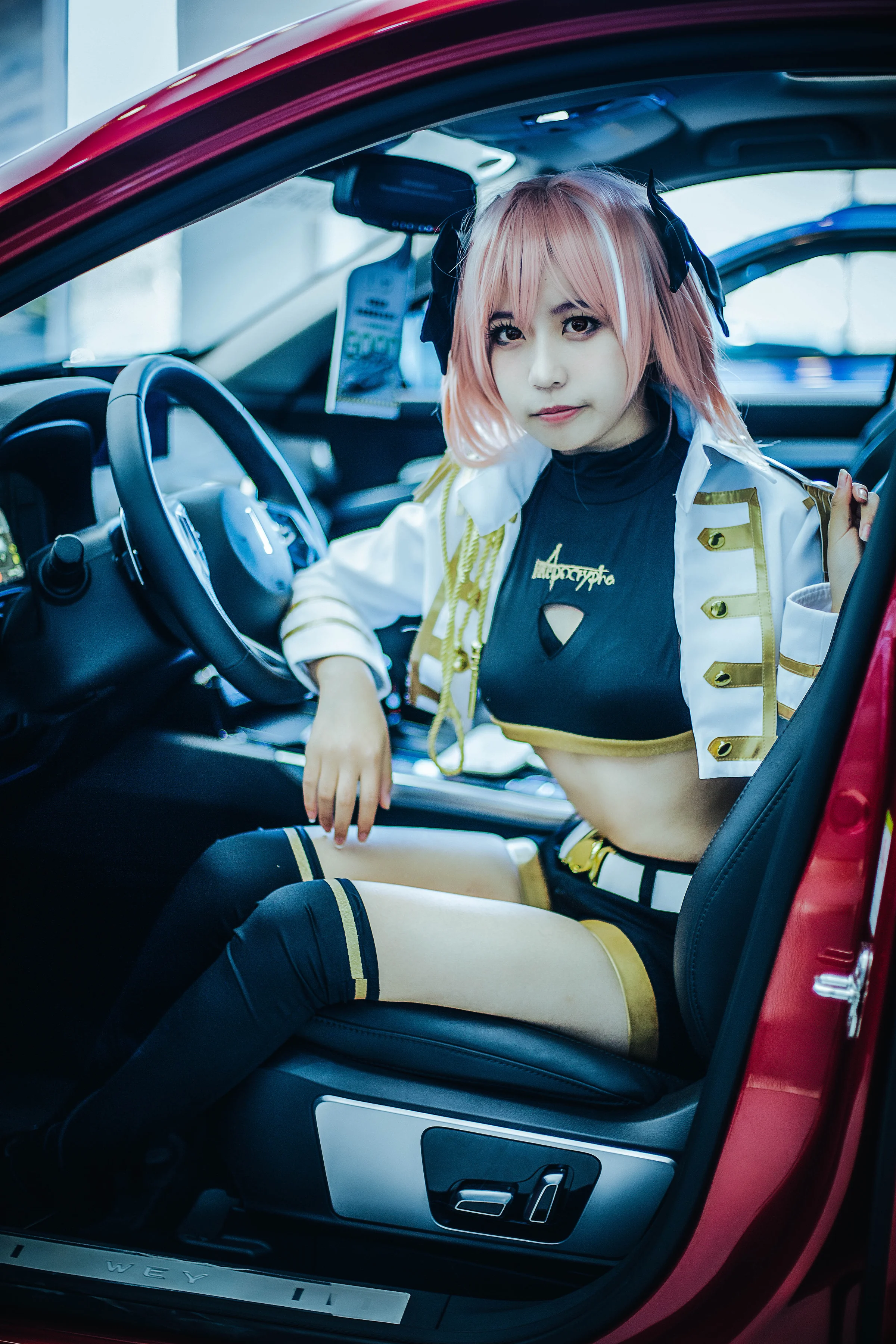 阿福赛车娘COS写真
