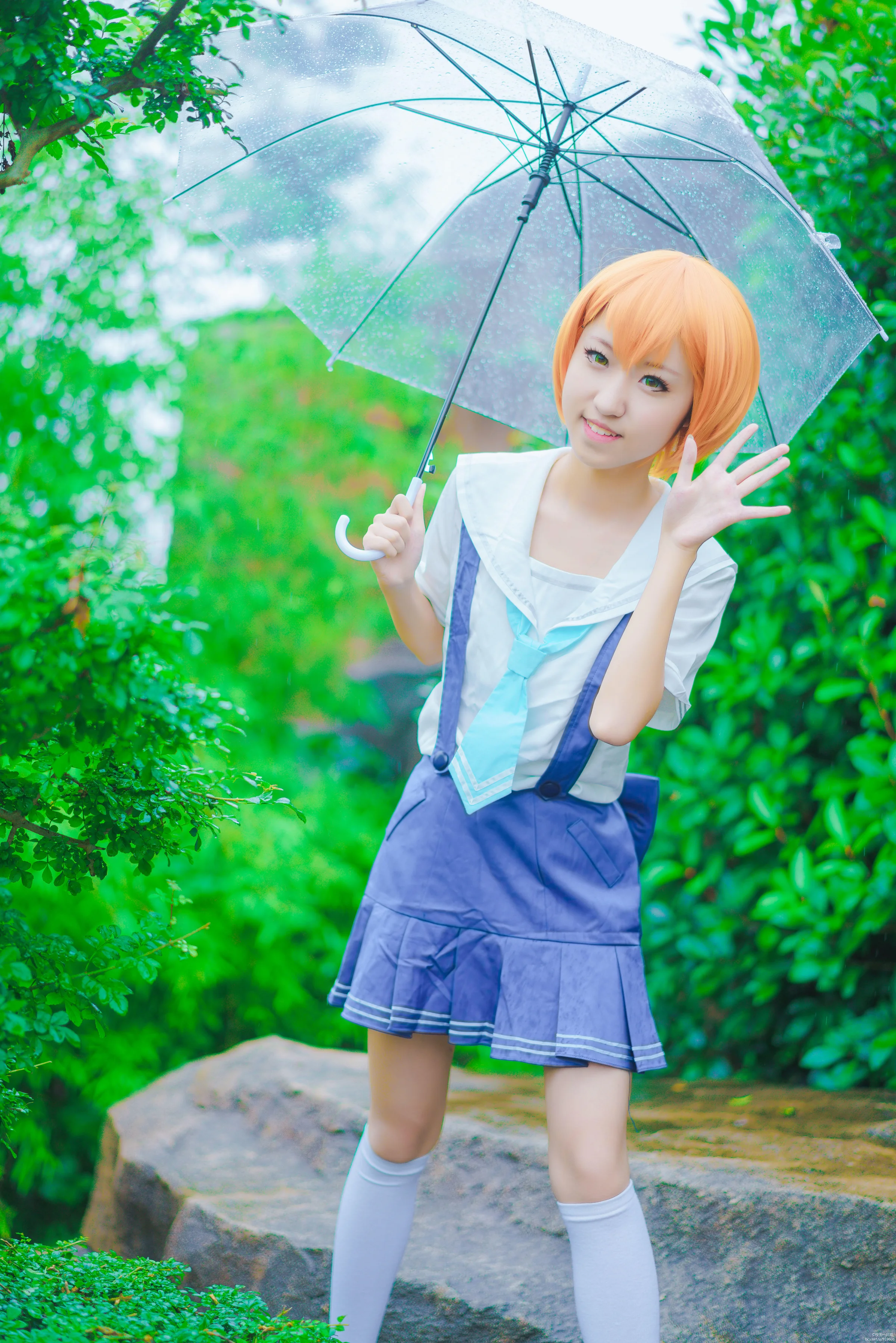 lovelive星空凛海军未觉醒COS写真