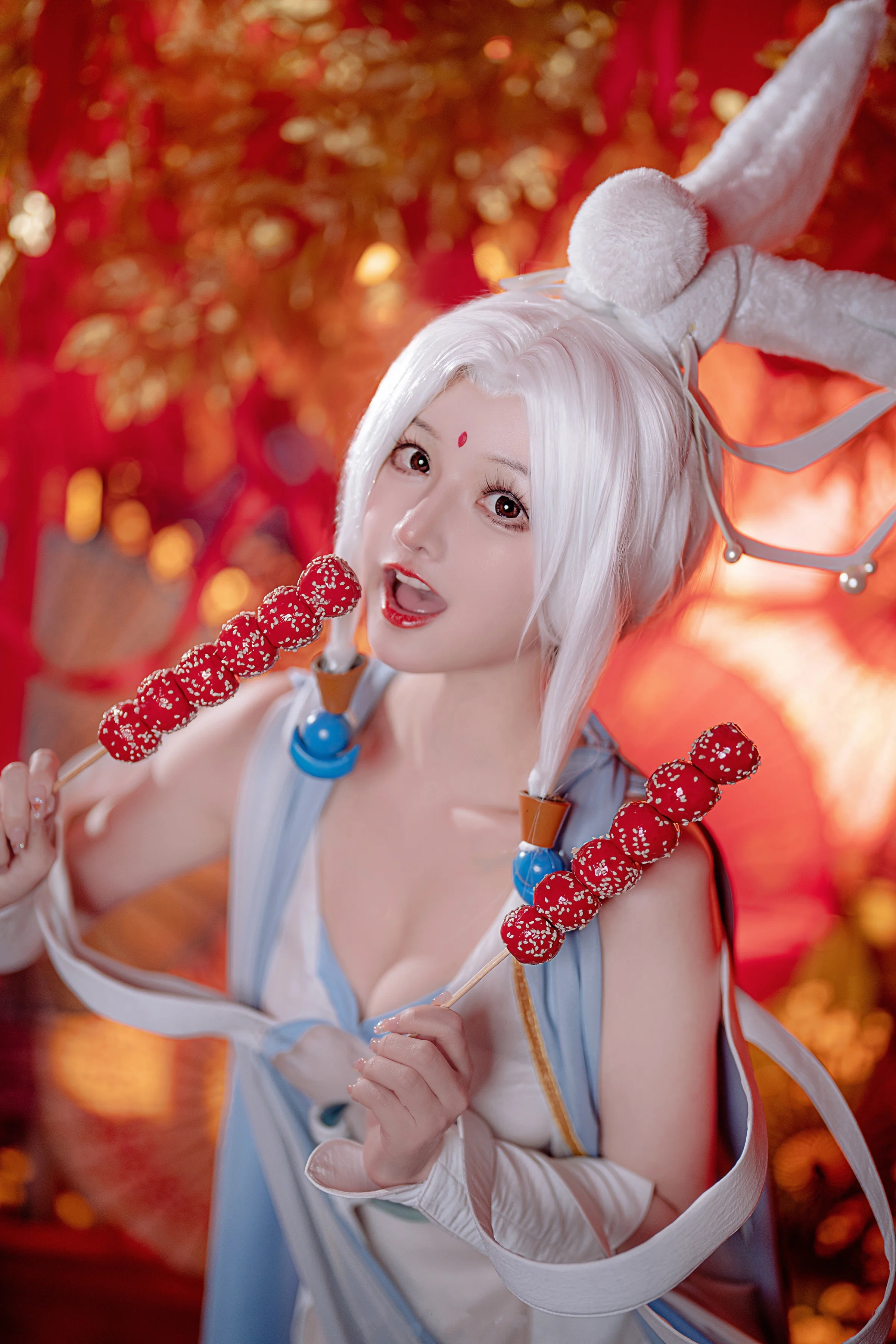 《神仙道3》广寒仙子COS写真