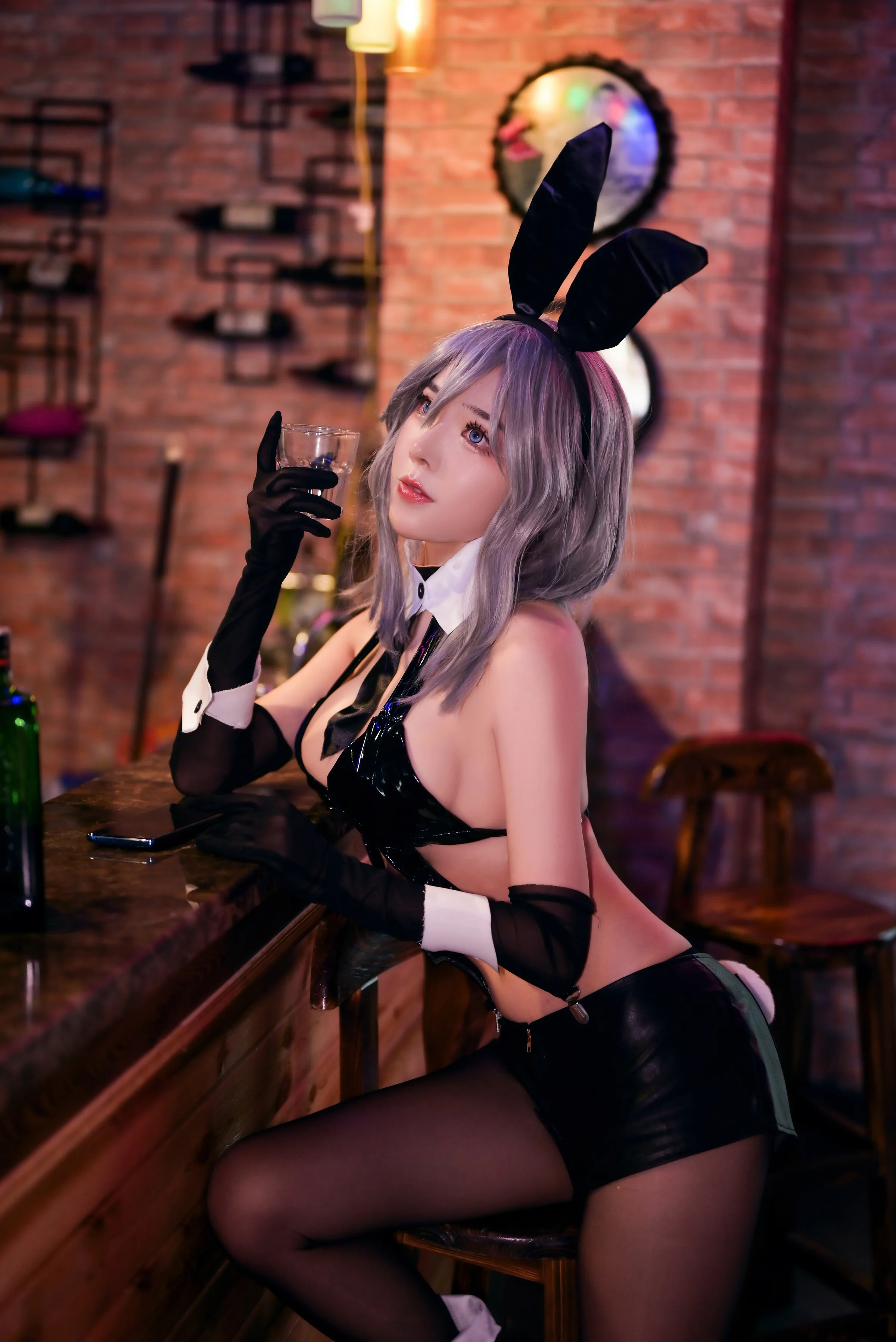 碧蓝航线 兔女郎COS写真