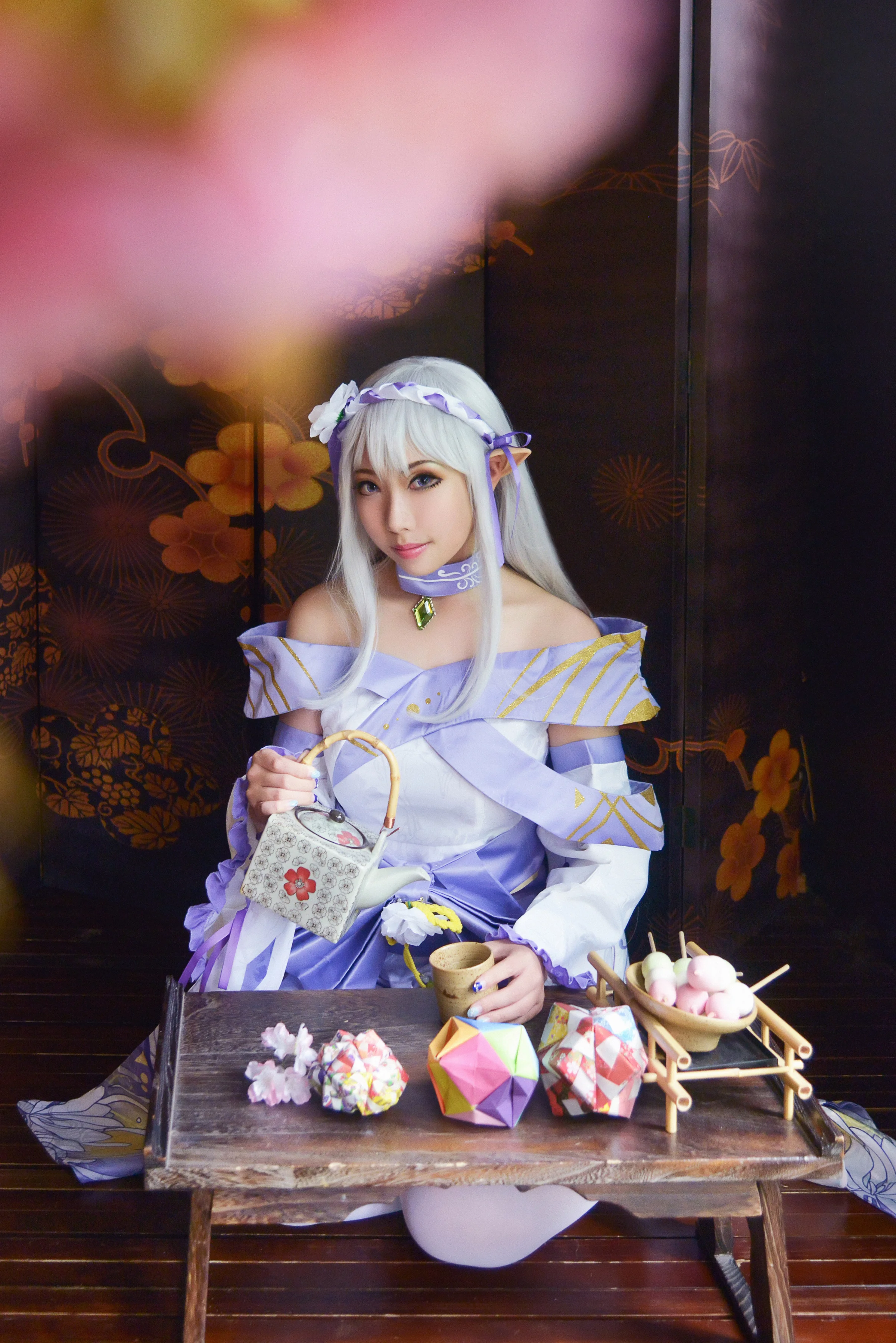re：从零开始的异世界生活艾米莉亚和服COS写真