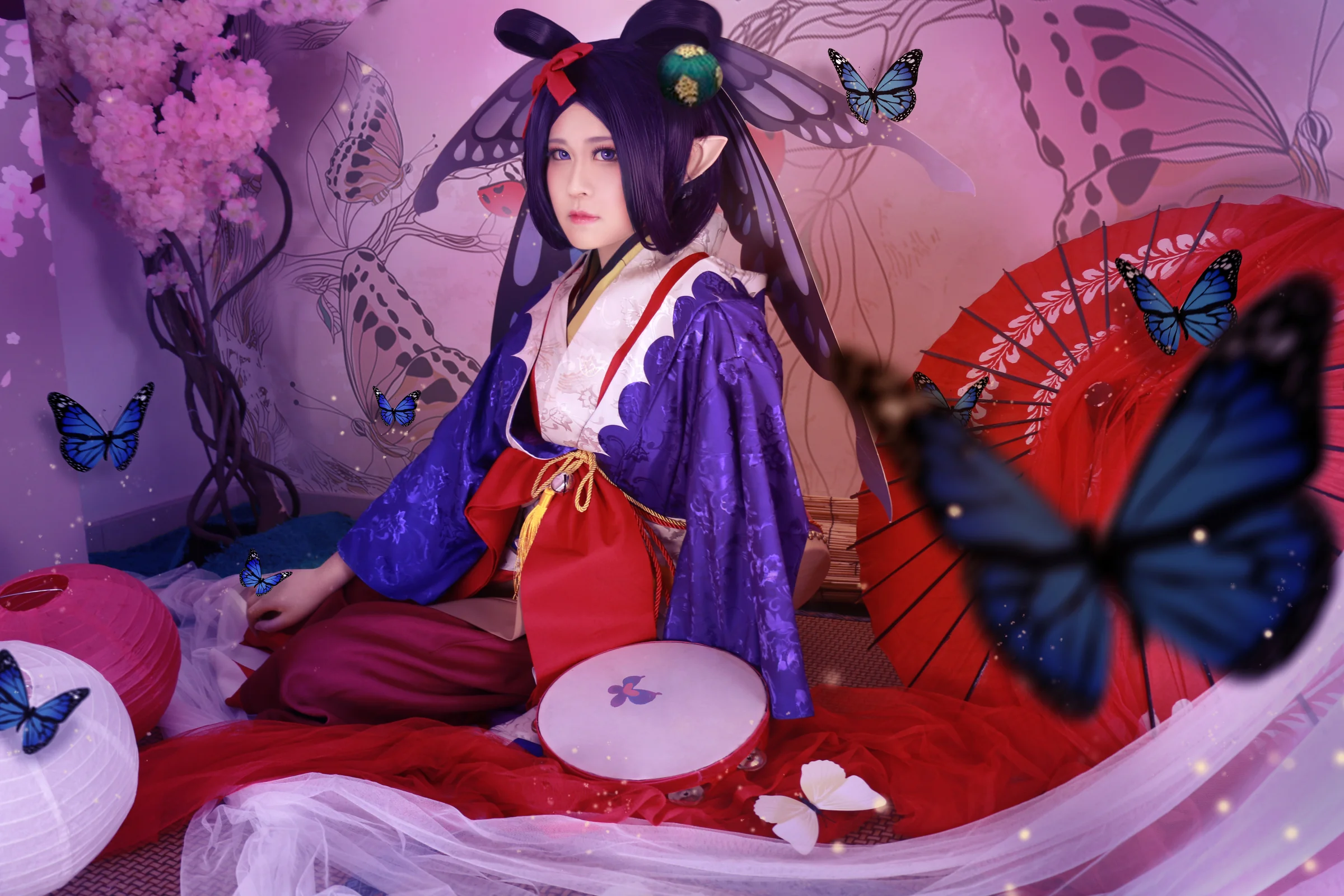 阴阳师蝴蝶精COS写真