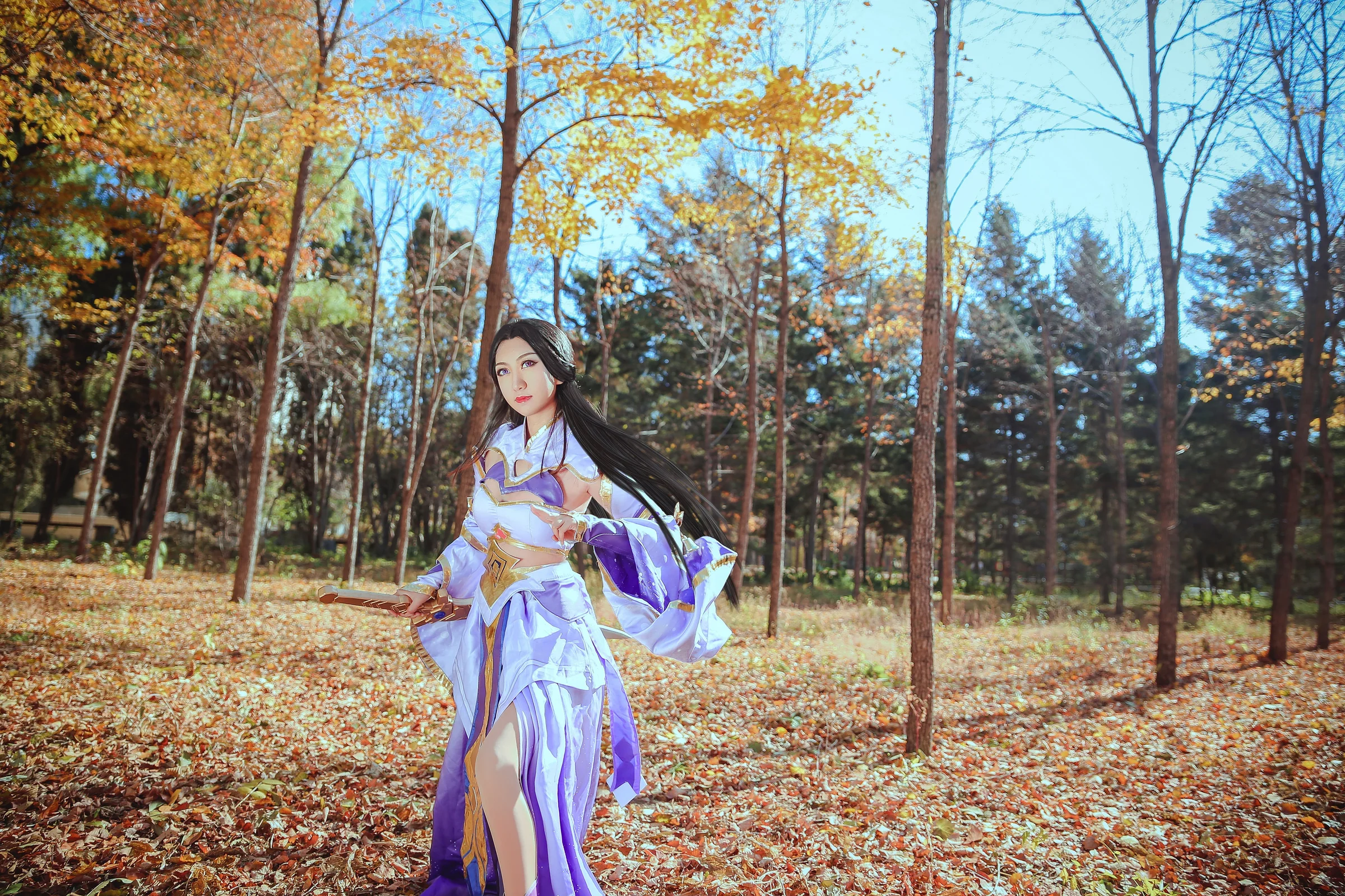 王者荣耀 露娜紫霞仙子COS写真