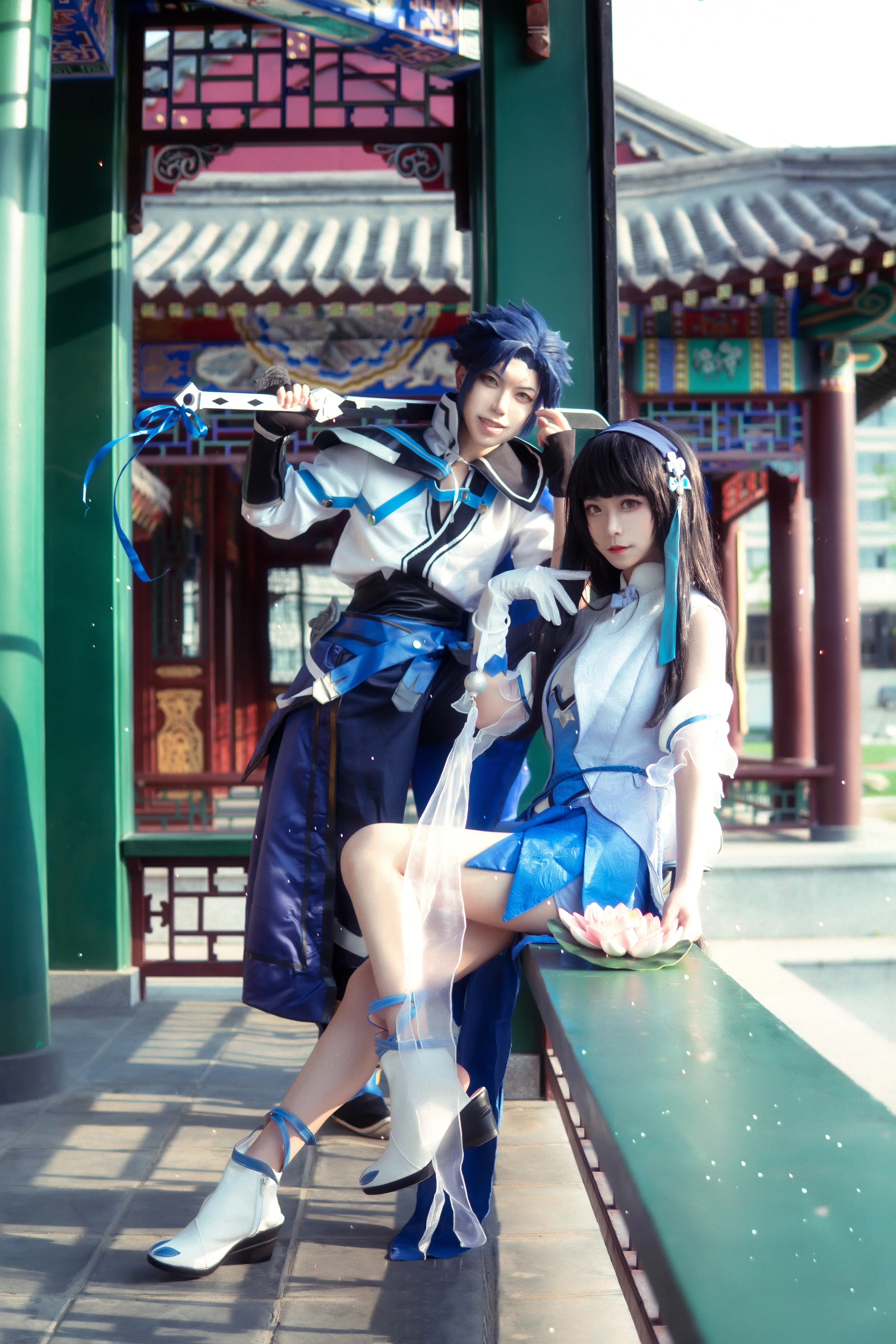 《王者荣耀》西施&东方曜COS写真