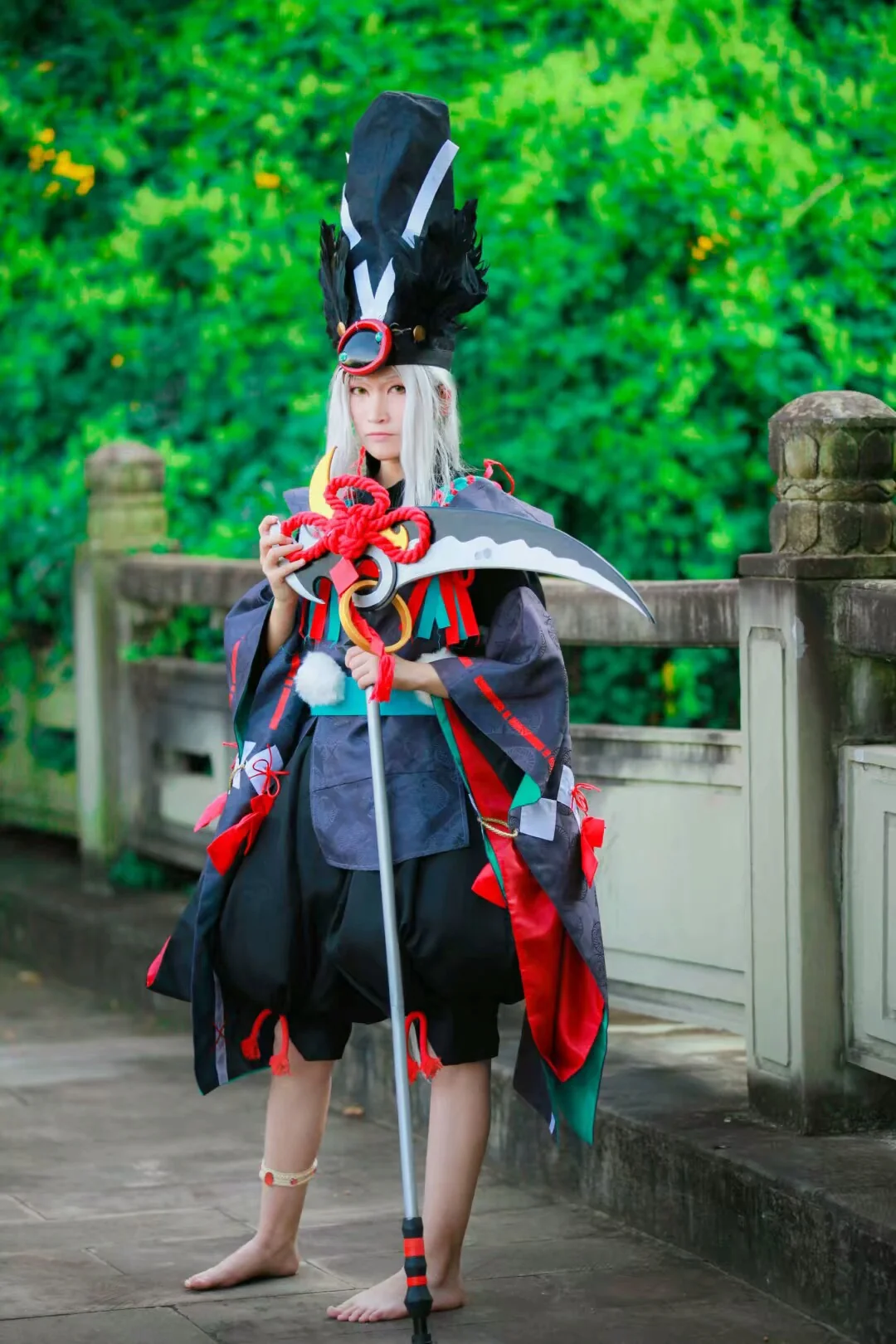 阴阳师黑童子COS写真