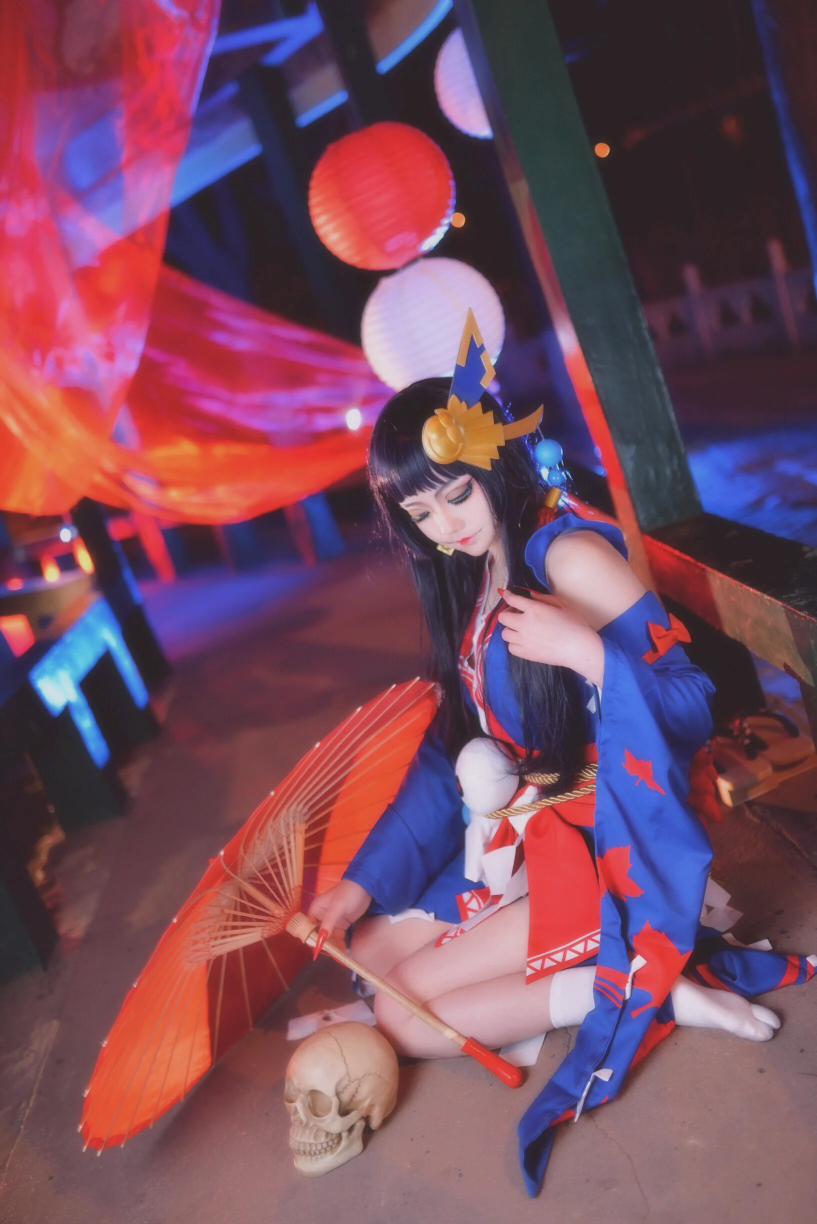 鬼女红叶COS写真 是绝美的女鬼