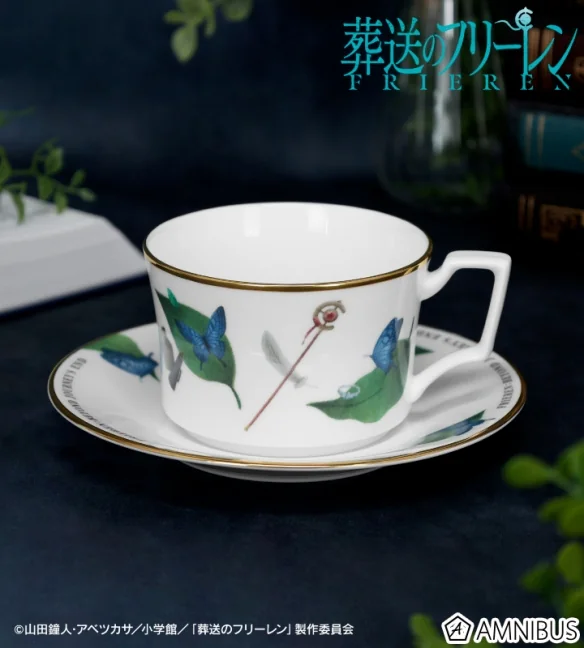 《葬送的芙莉莲》× NORITAKE 联名陶瓷茶具组上线｜高清图片集
