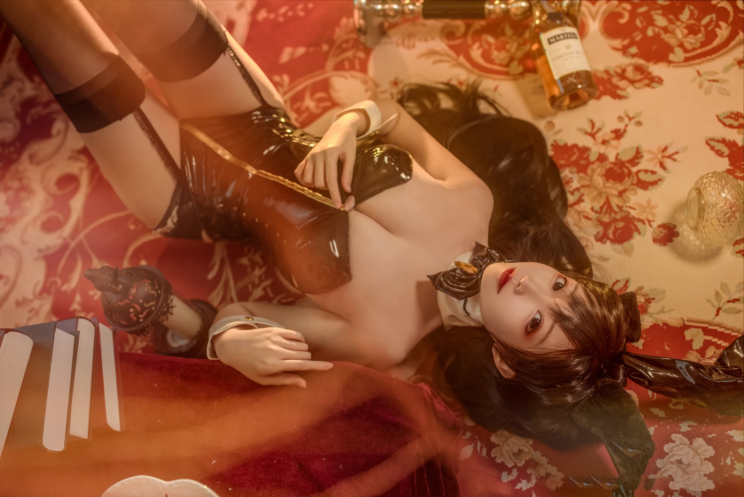 碧蓝航线 爱宕兔女郎COS写真