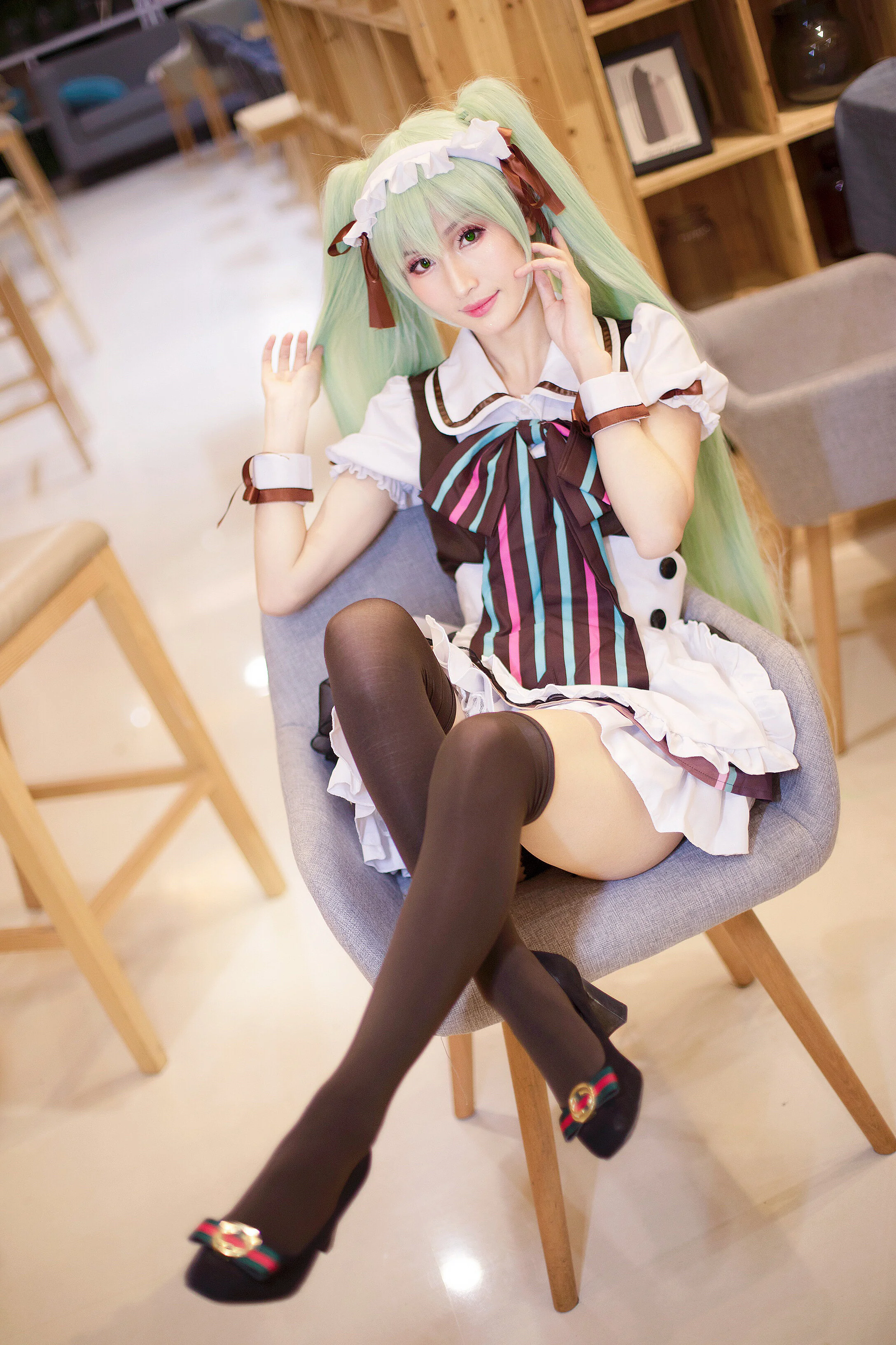 初音未来 咖啡馆女仆COS写真