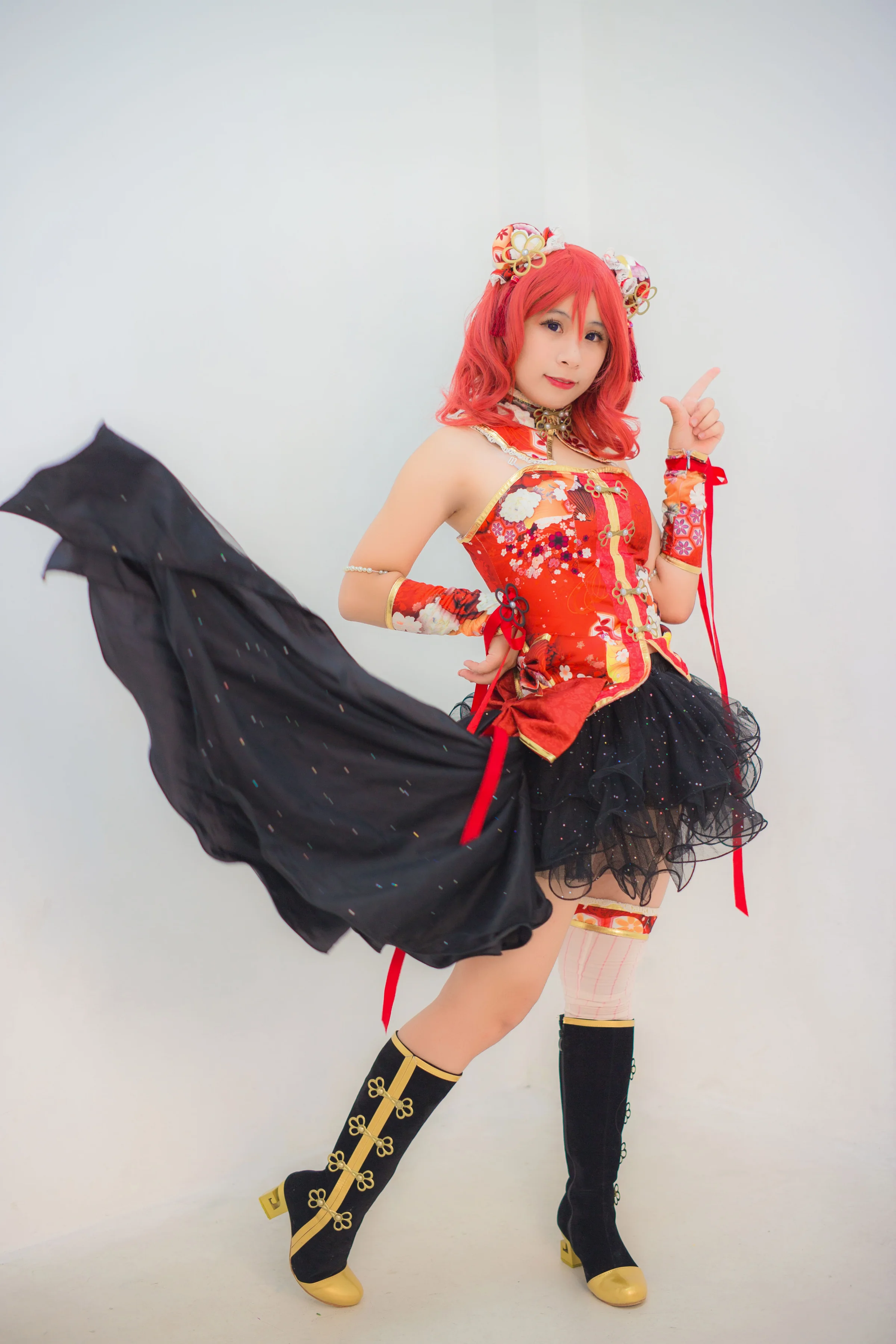 lovelive旗袍觉醒西木野真姬COS写真