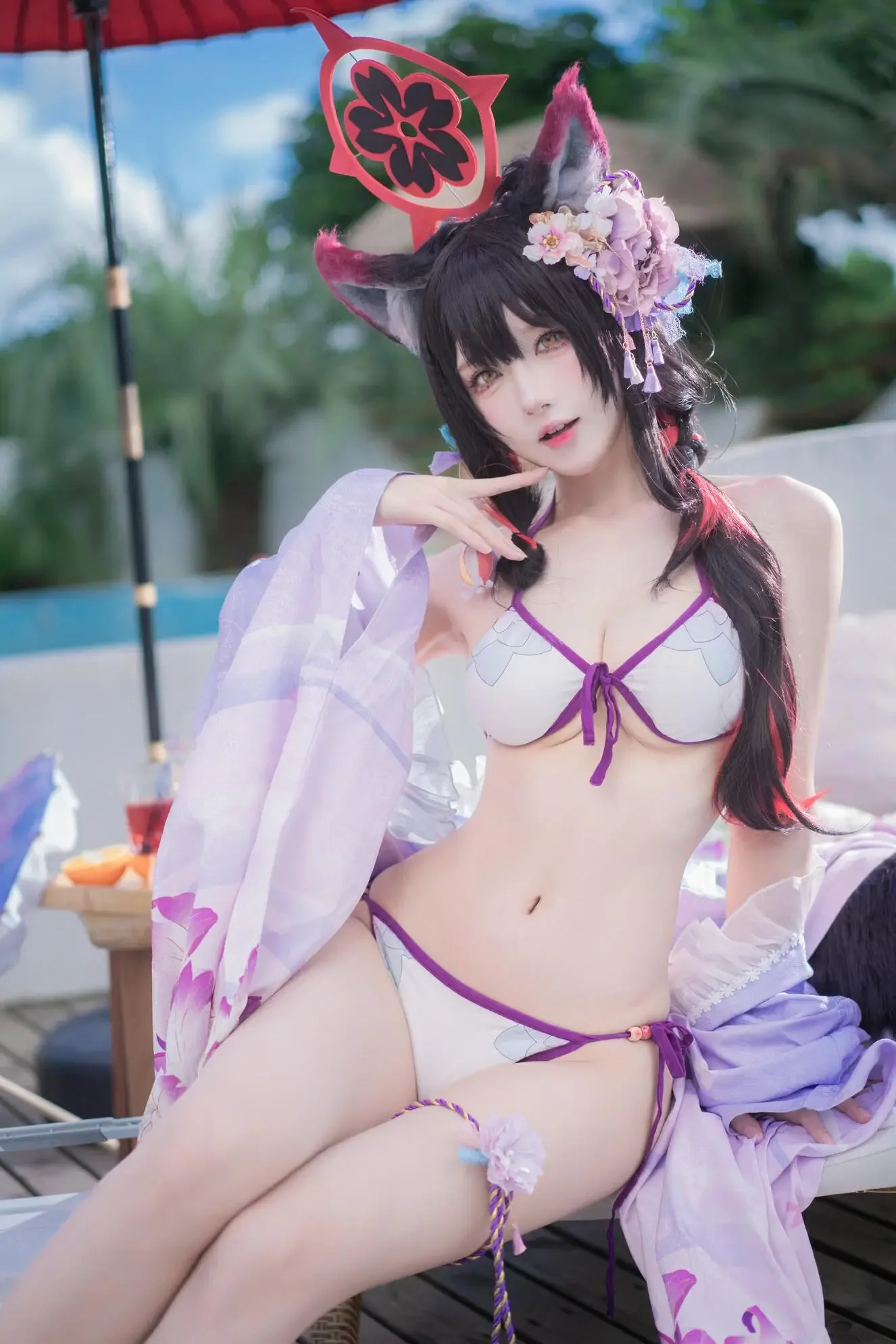 阿包也是兔娘 – 若藻水着｜高清图片集