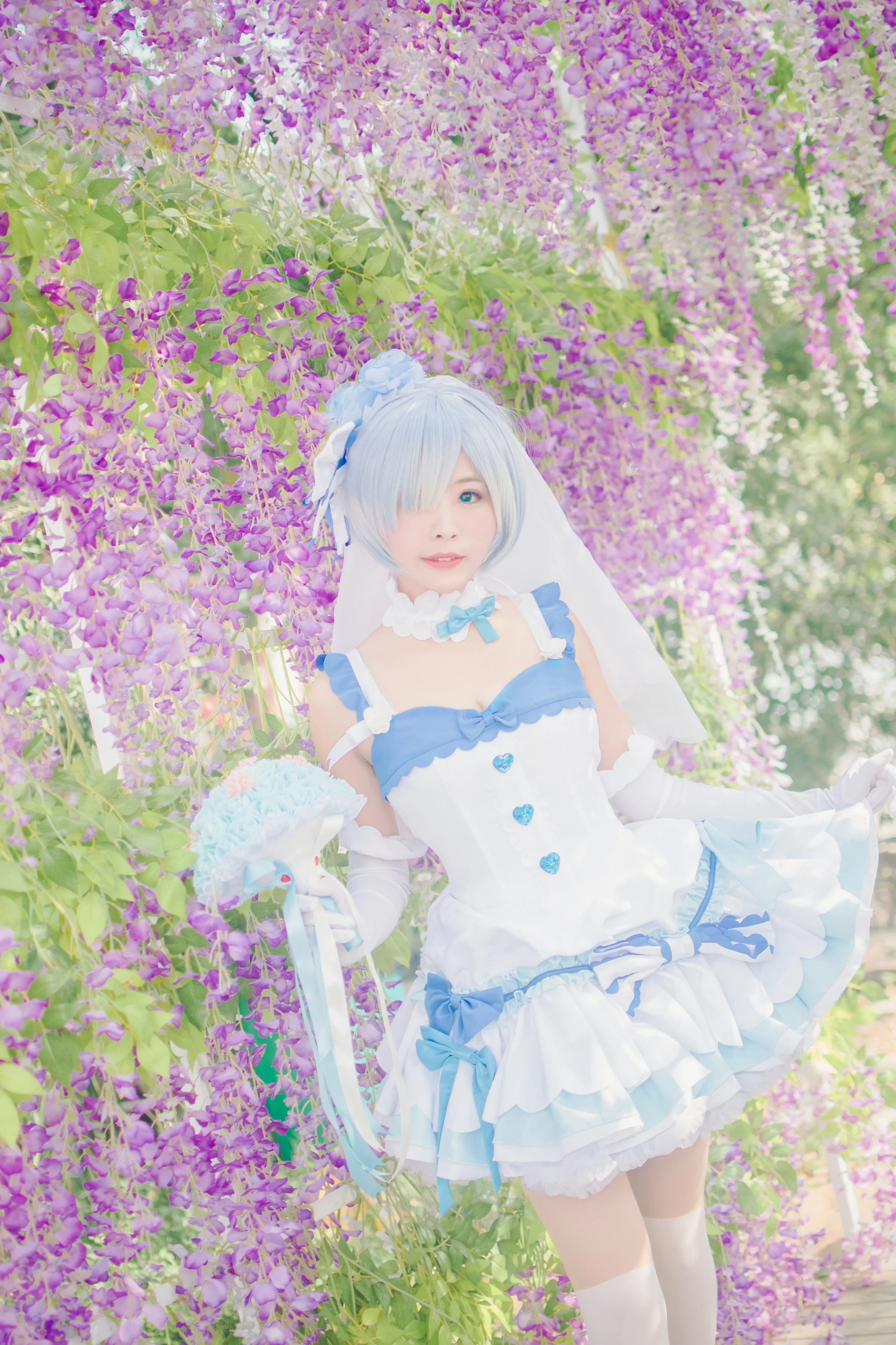 《从零开始的异世界生活》蕾姆婚纱COS写真
