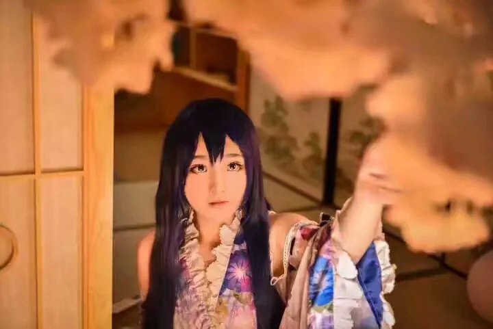 园田海未COS写真，想和你一起去看樱花啊