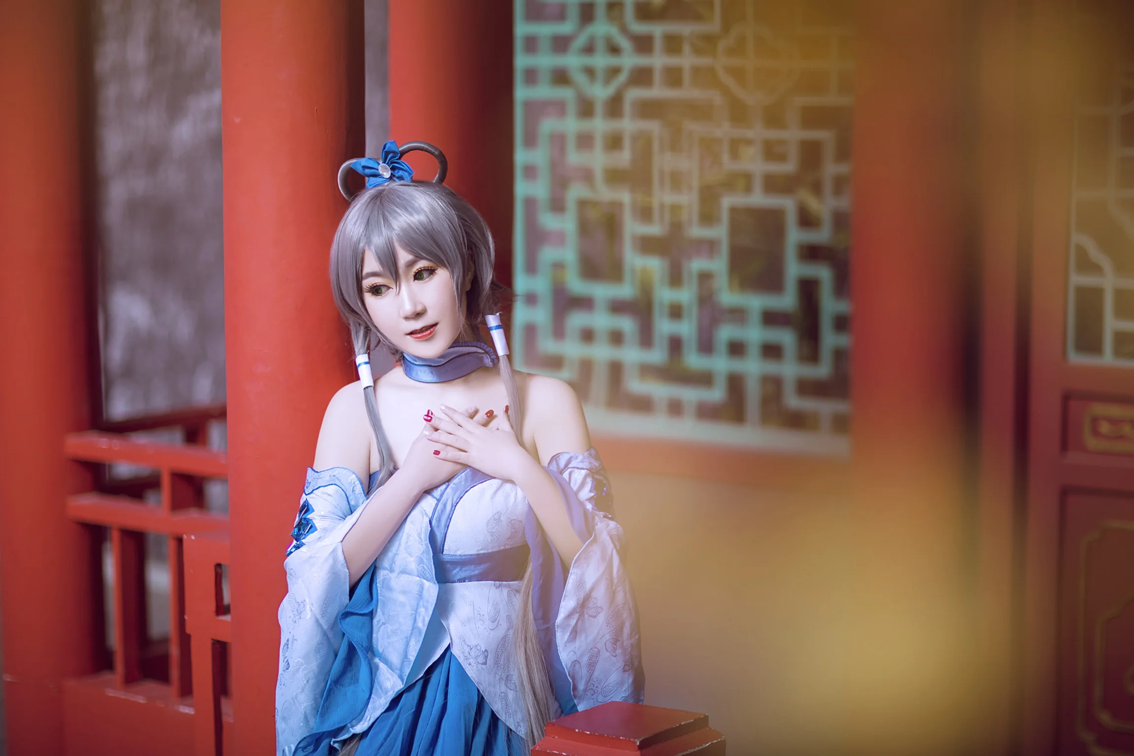 VOCALOID流鱼惊鹊洛天依COS写真