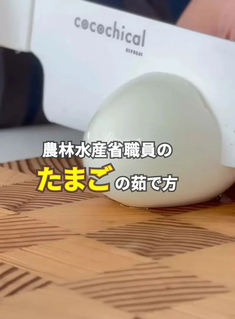 日本農林水產省推廣的《水煮蛋》料理方法，訣竅就是水加一公分然後加熱四分鐘｜高清图片集