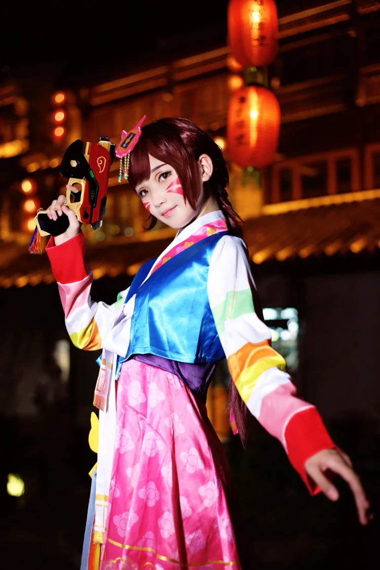 守望先锋旧正dva COS写真