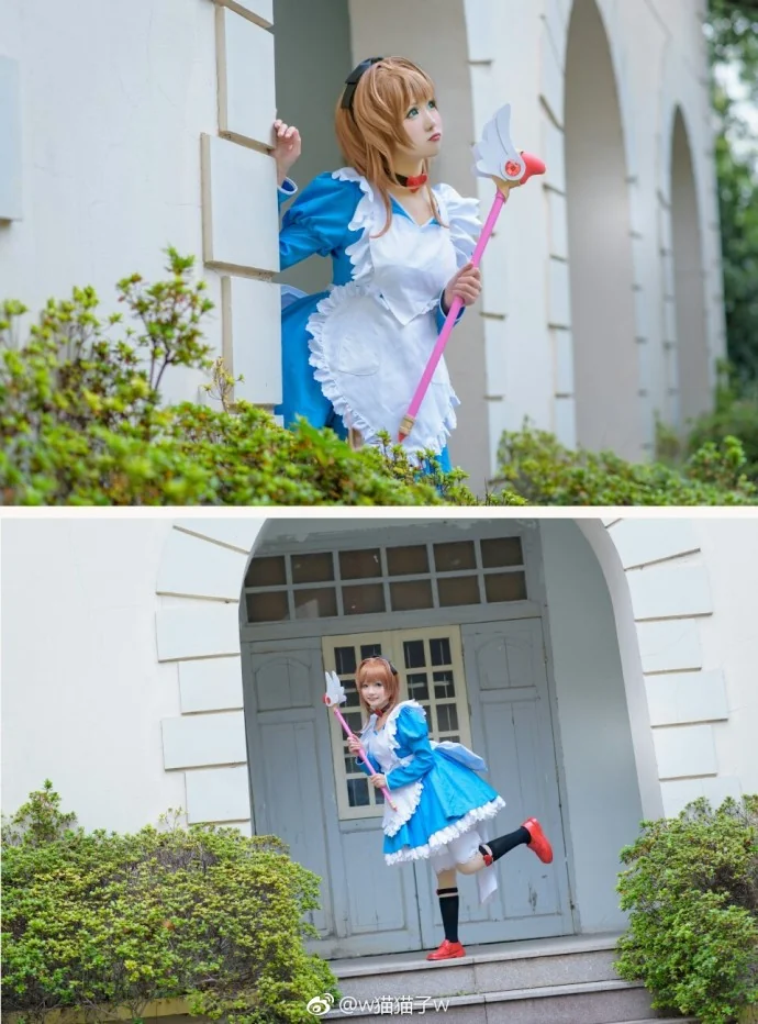 魔卡少女樱小樱爱丽丝COS写真