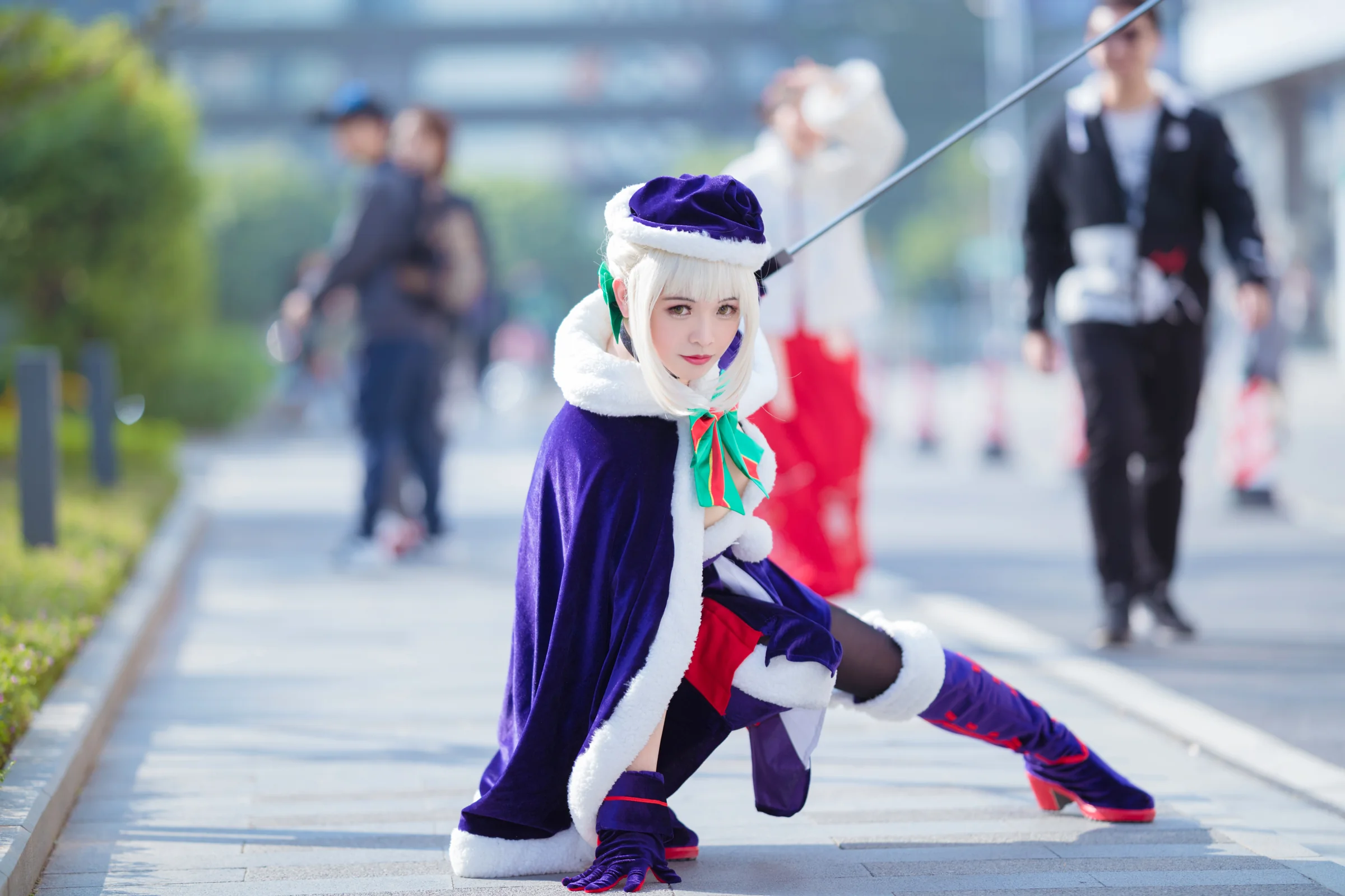 FGO 圣诞阿尔托利亚alter COS写真