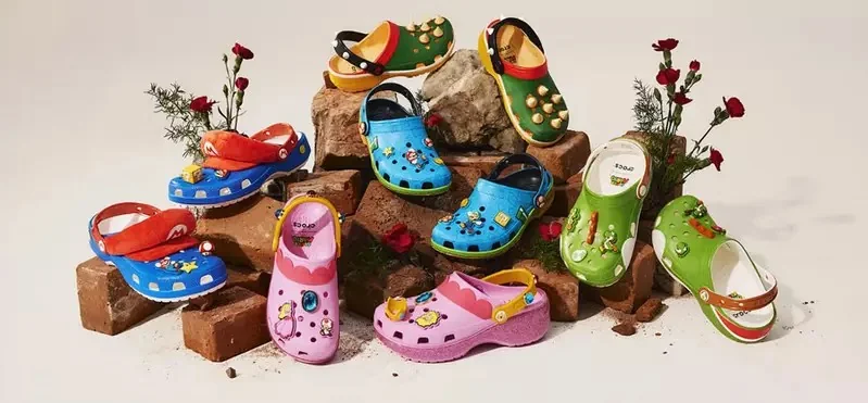 強強聯手《超級瑪利歐xCrocs》推出以「瑪莉歐」、「碧姬公主」、「耀西」、「庫巴」為主題的個性鞋款｜高清图片集