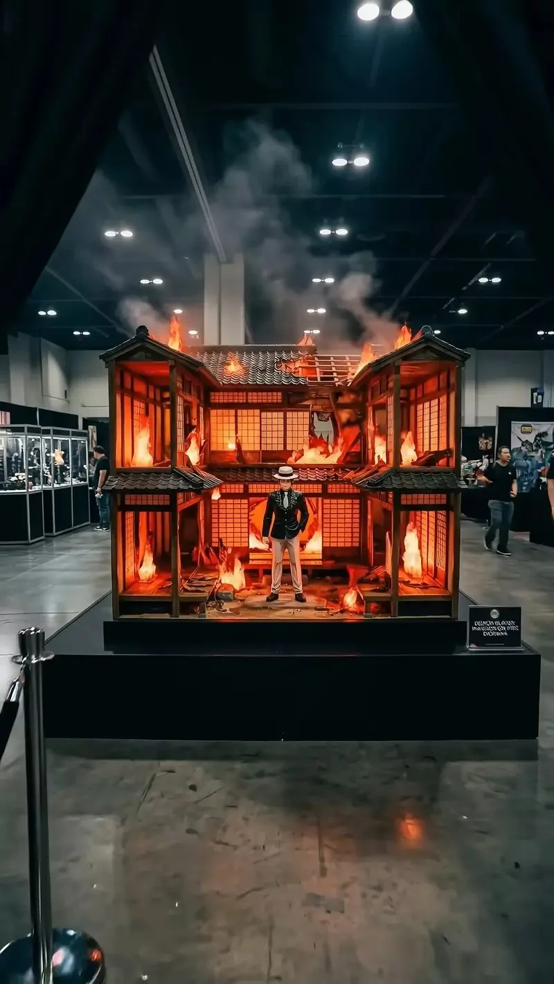 網友AI創作《鬼滅之刃》無限城篇展覽會 精采的各項展示讓人真的想去逛一逛｜高清图片集