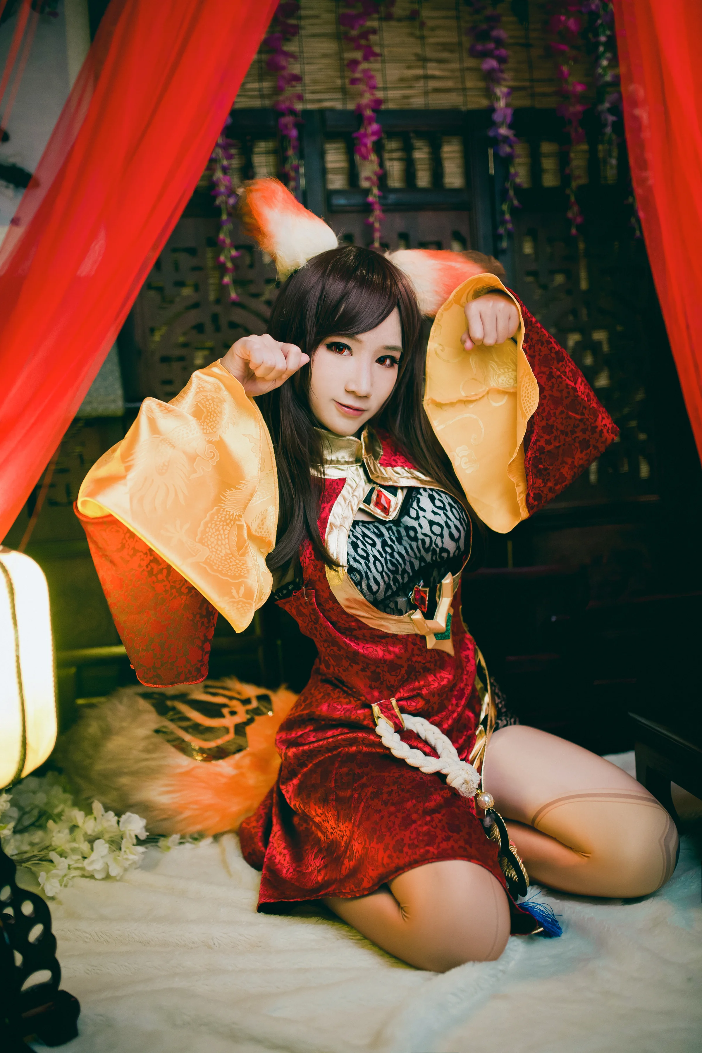 王者荣耀少女阿狸妲己COS写真