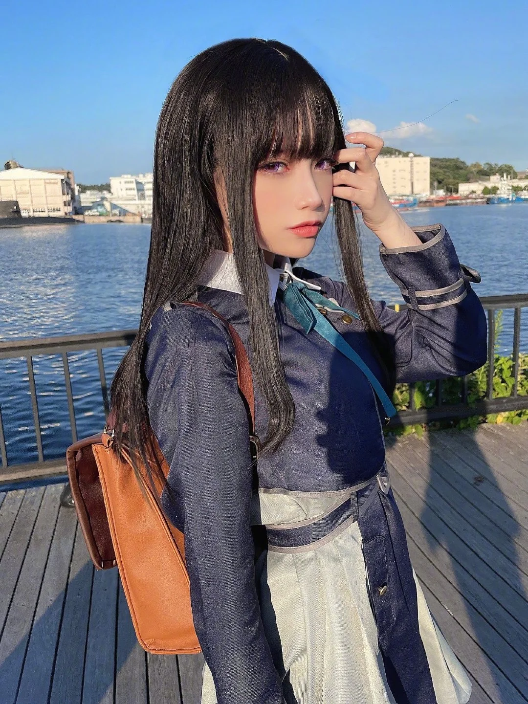 COS写真分享--Lycoris Recoil 泷奈 CN:あかせ あかり​​​