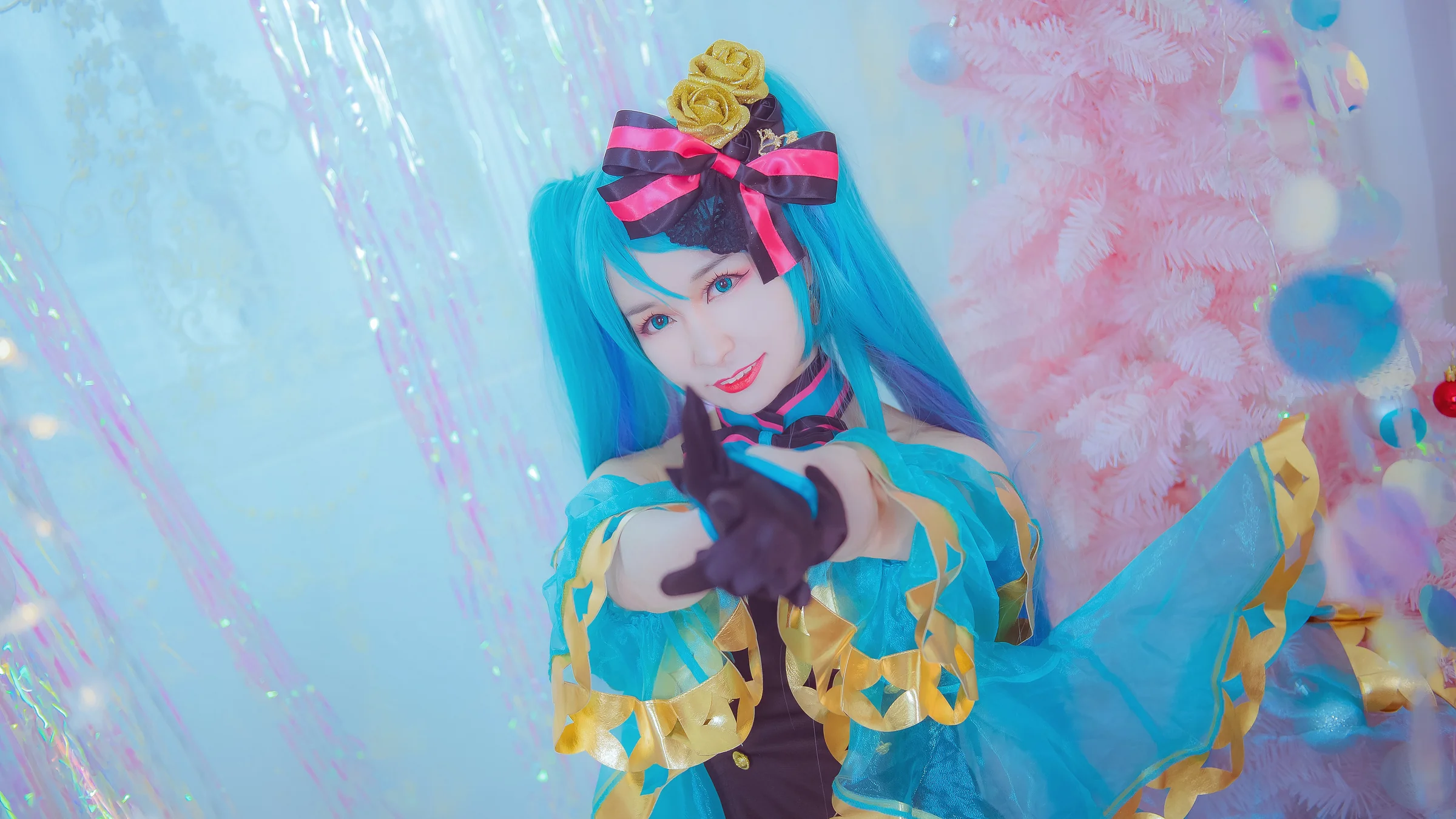 初音未来COS写真 世界第一的公主殿下最可爱了！