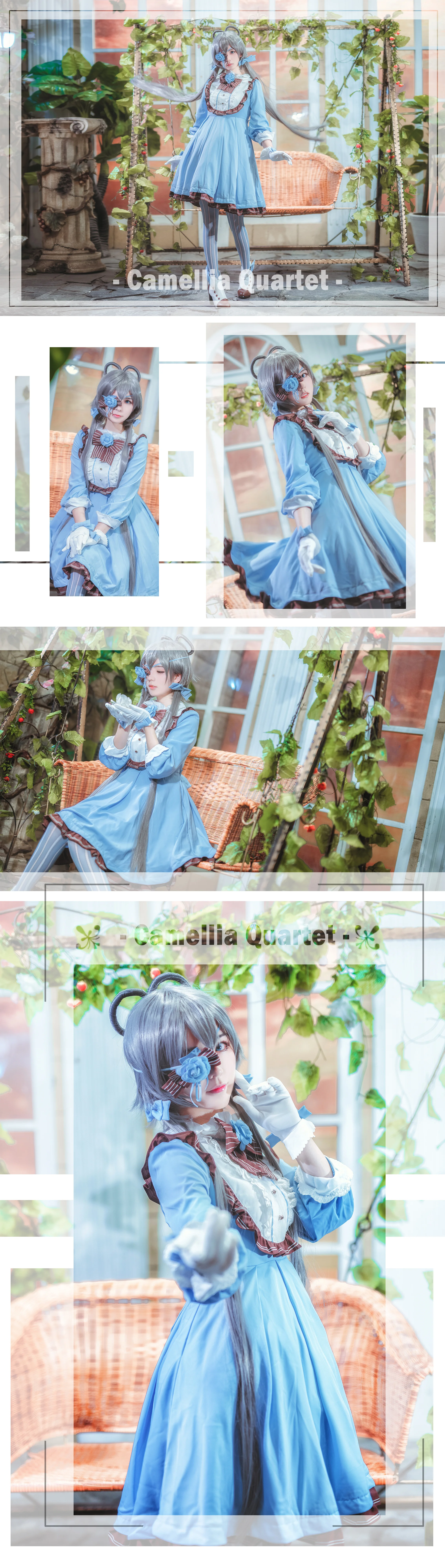 TYA事务所 Vsinger 山茶洛天依COS写真