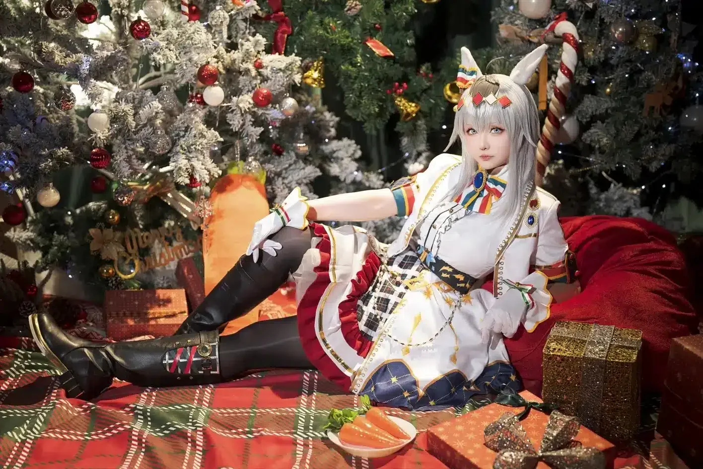 星之迟迟 – 2023年12月计划赠品 赛马娘 小栗帽 圣诞衣装｜高清图片集