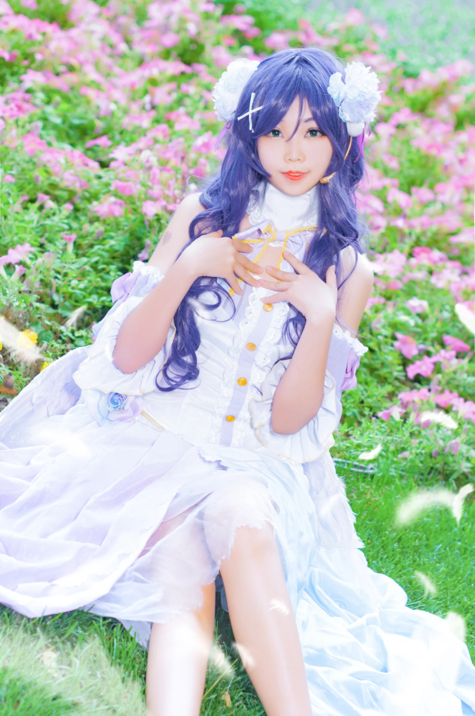 lovelive东条希白色情人节COS写真