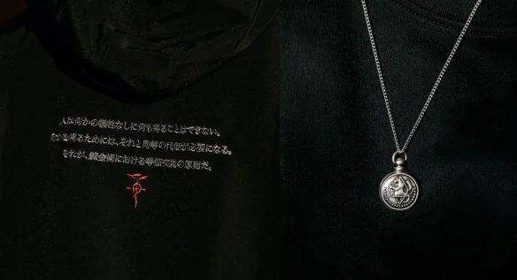 日潮牌XRAGE与《钢之炼金术师》展开合作企划推联名款｜高清图片集