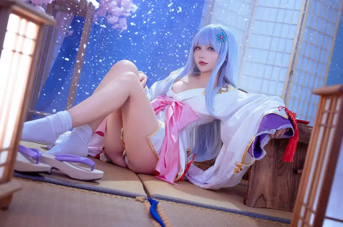 是一只熊仔 – 白雪姬 (美少女万华镜异闻：雪女)｜高清图片集