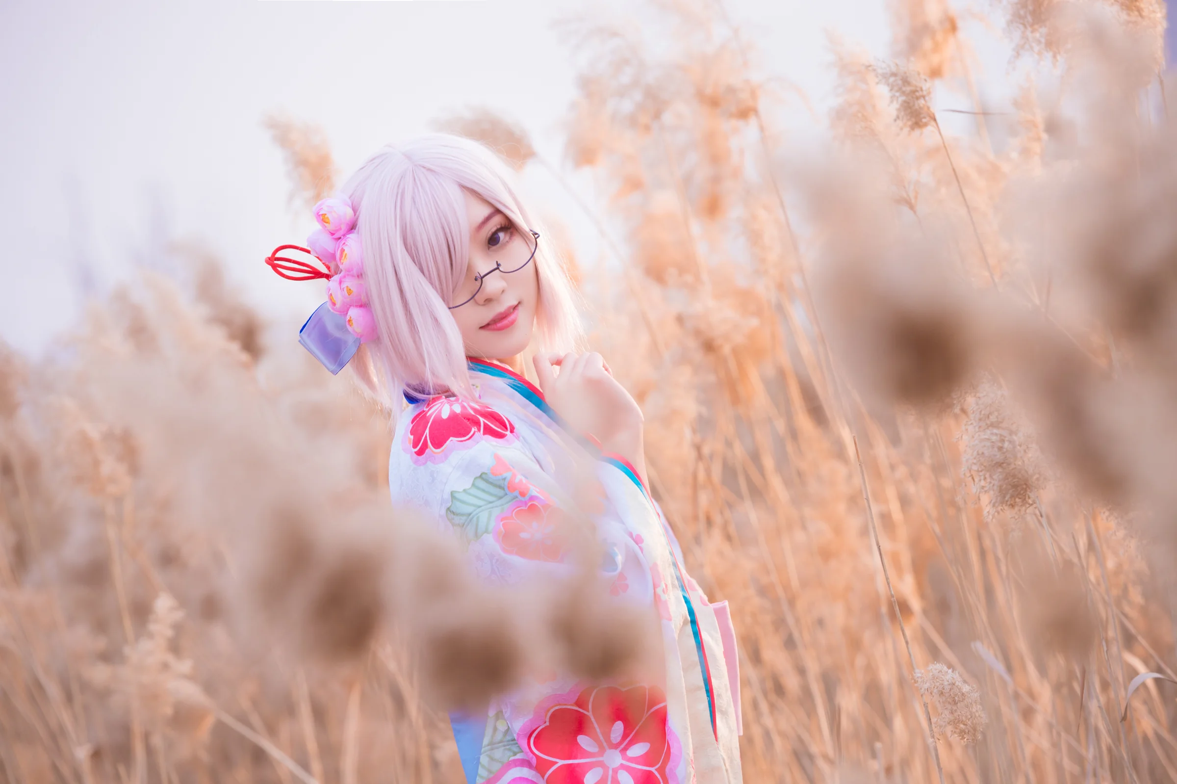 玛修 新年和服COS写真