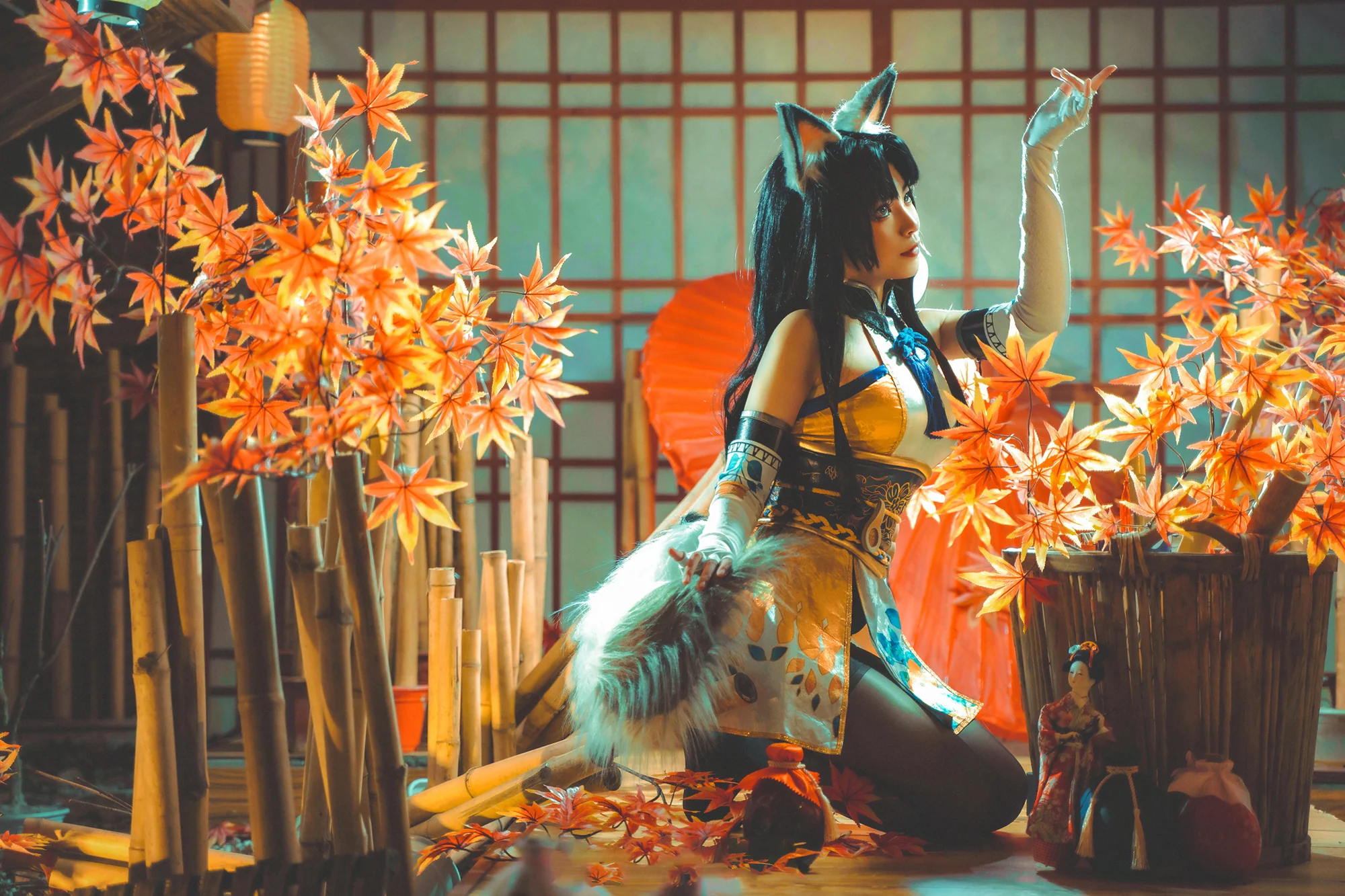 《永劫无间》土御门胡桃COS写真