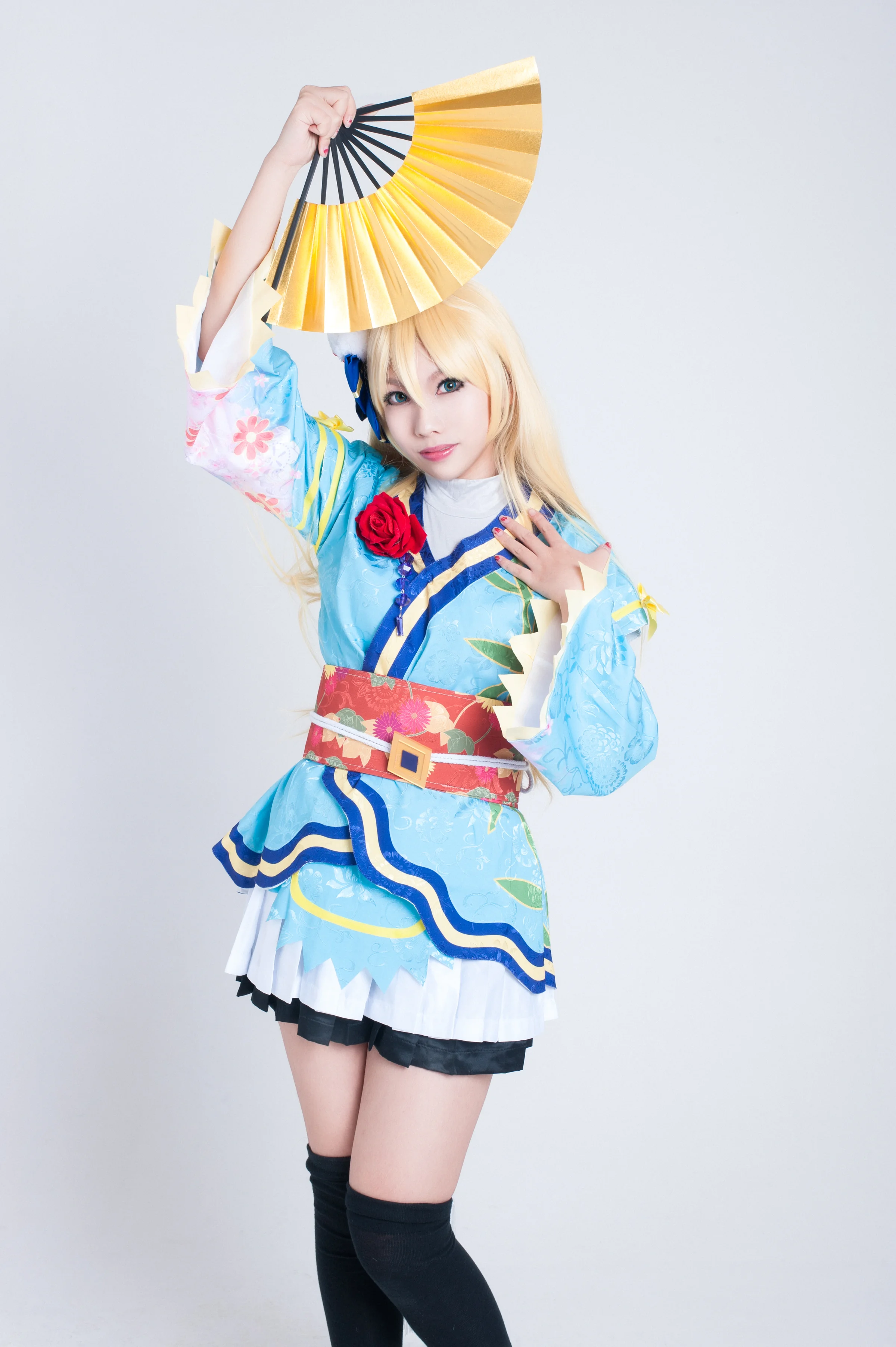 love live绚濑绘里aa打歌服和服COS写真