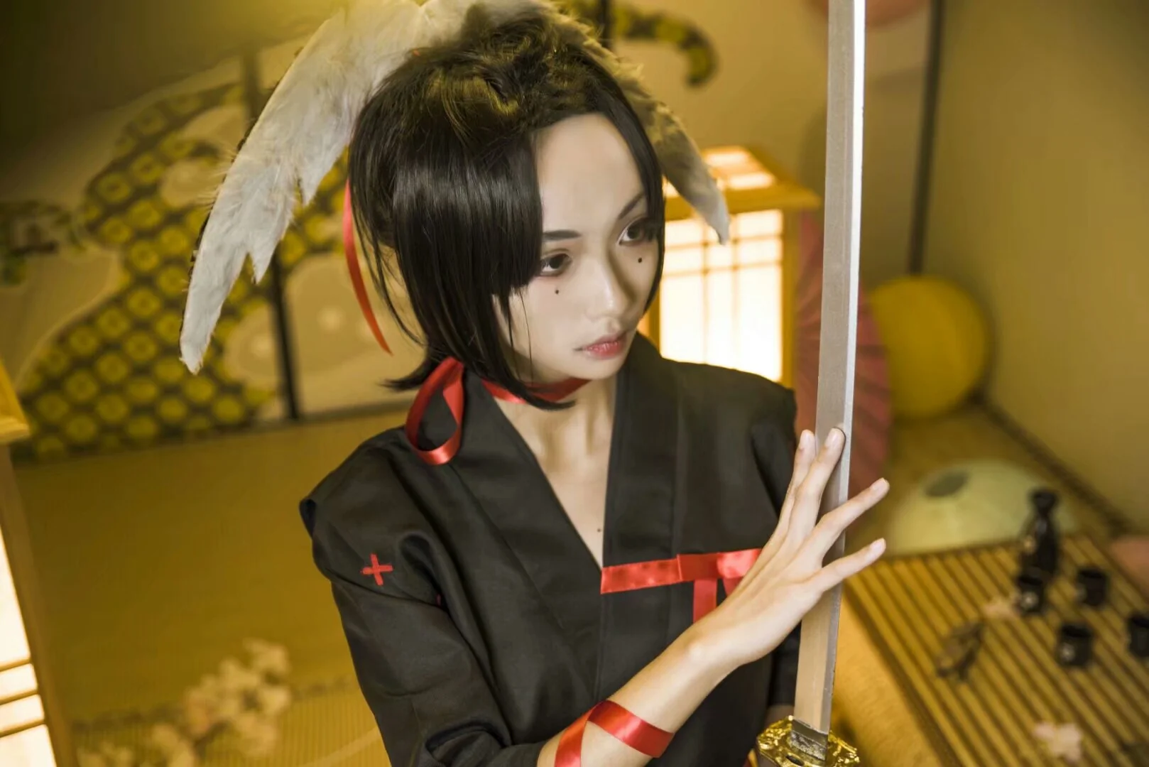 刀剑乱舞小乌丸COS写真
