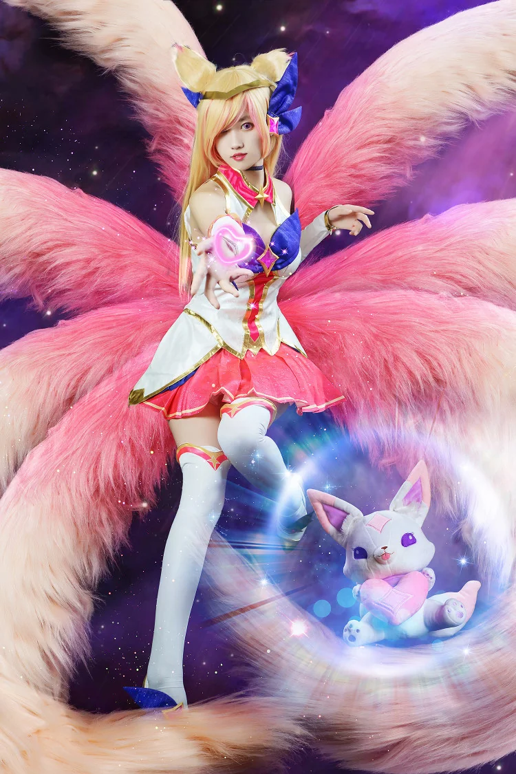 英雄联盟星之守护者阿狸COS写真