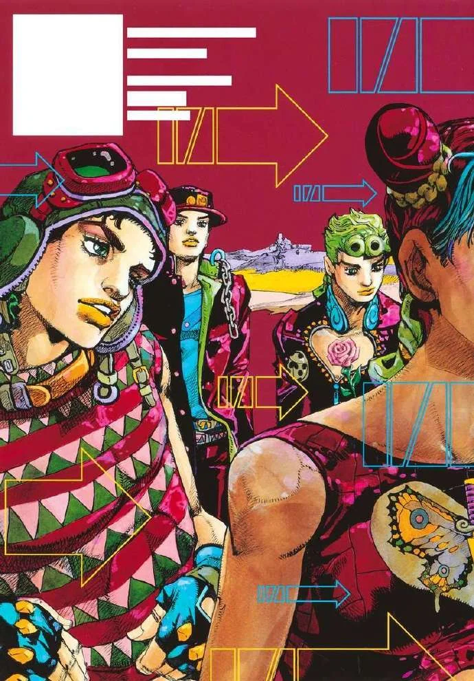 荒木飞吕彦绘制 JOJO magazine 2022 WINTER 封面｜高清图片集