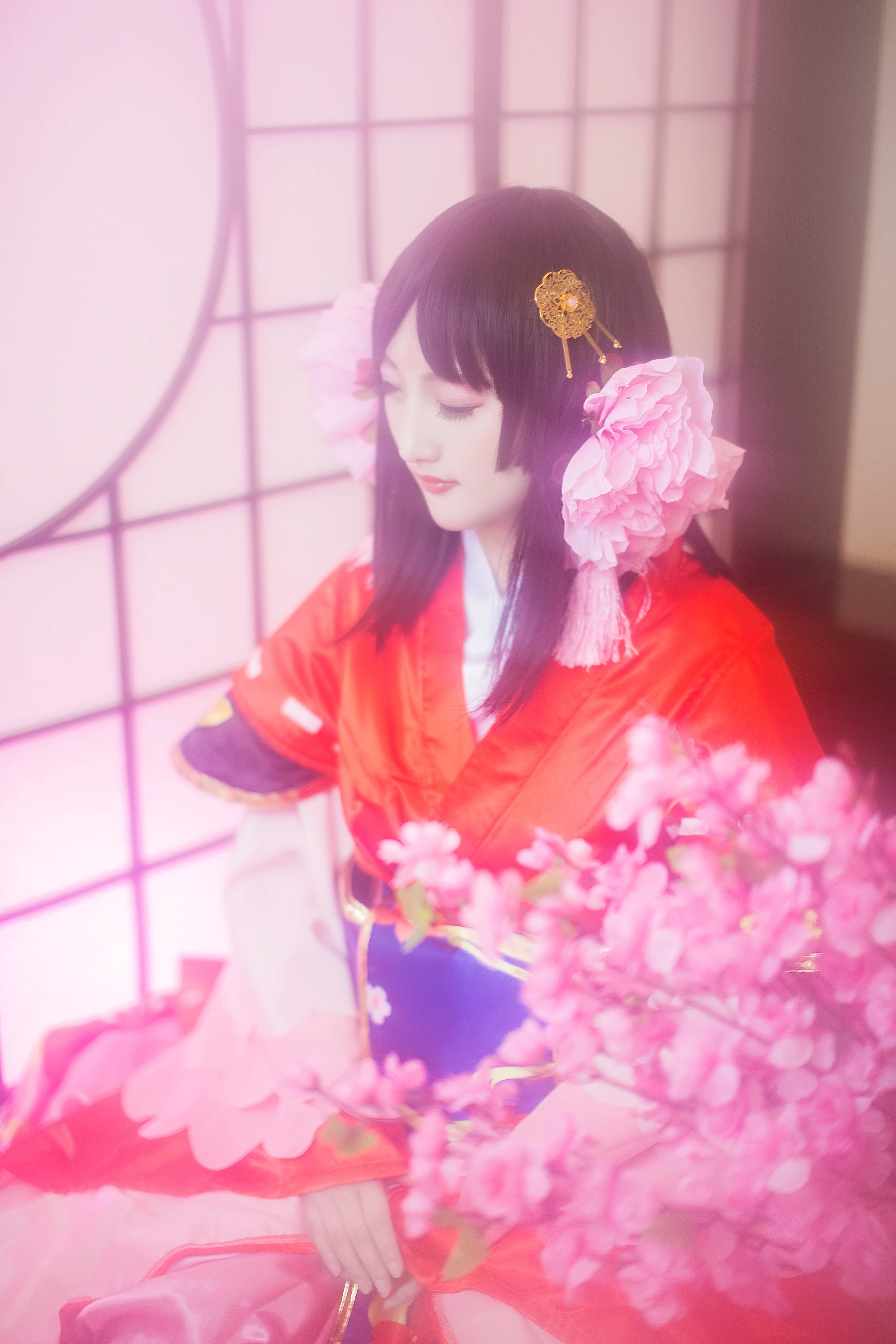 阴阳师樱与桃COS写真