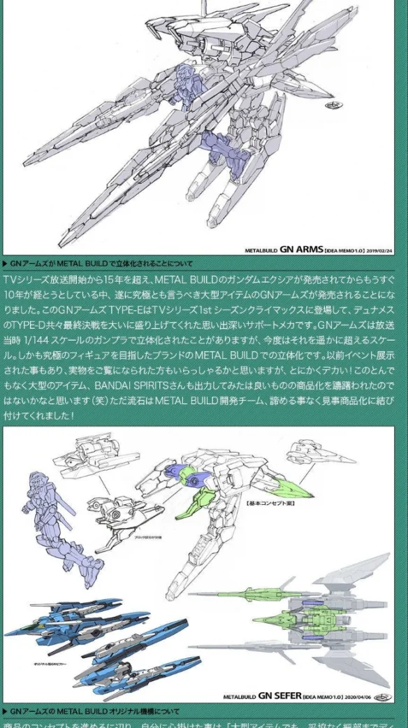 机动战士钢弹00 METAL BUILD GN ARMS TYPE-E上市｜高清图片集