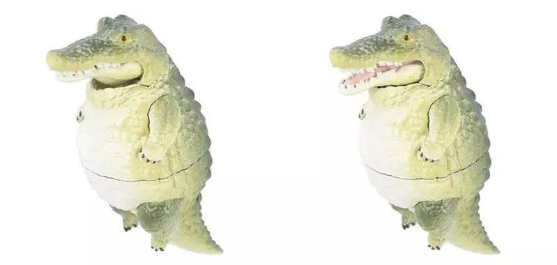 扭蛋商品《PukaPuka 胖鱷魚》可以浮在水面上圓滾滾的超可愛｜高清图片集