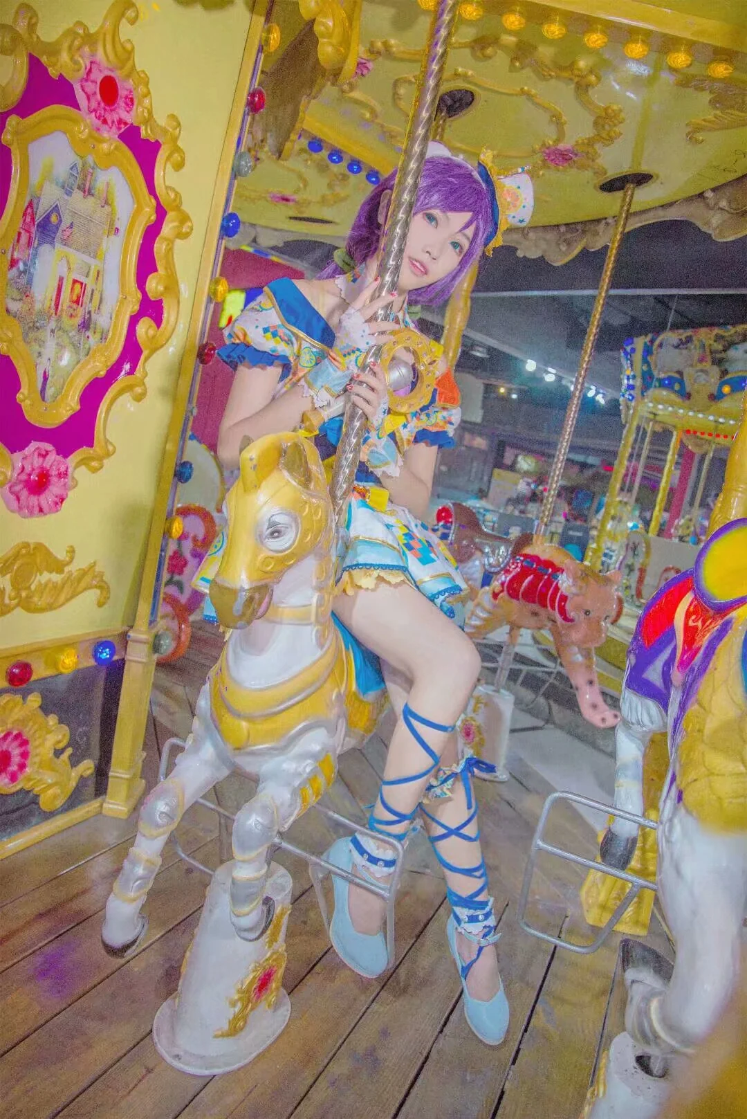 东条希COS写真 来和咱家一起成为偶像吧